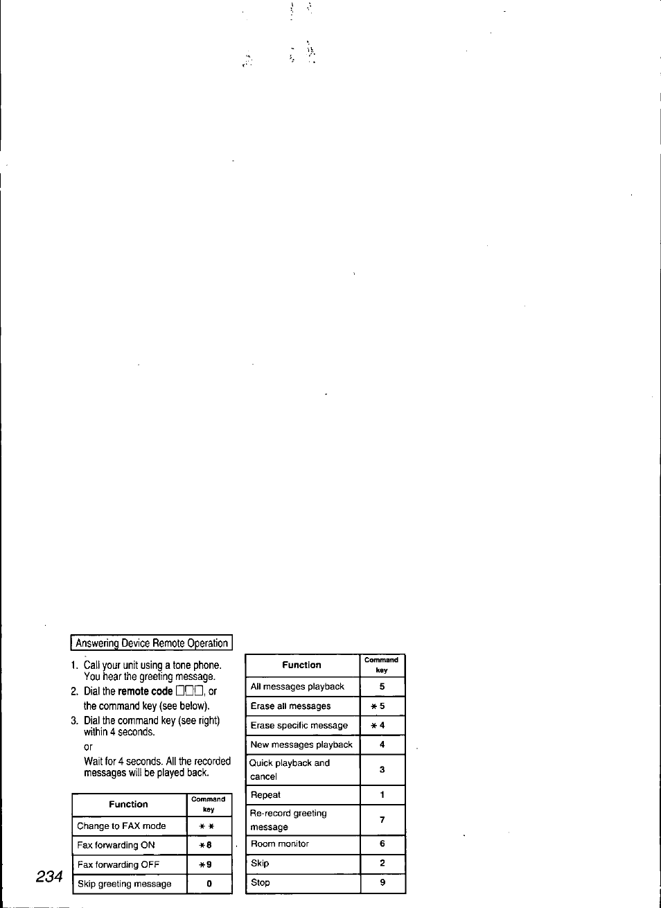 Panasonic KX-F3100 User Manual | Page 236 / 248