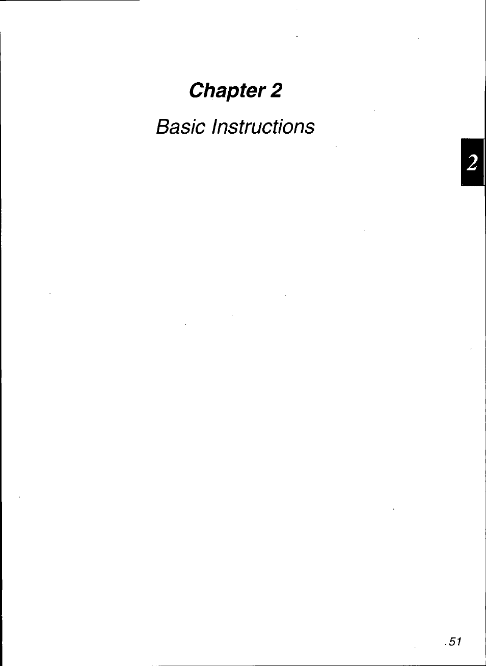 Basic instructions, Chapter 2 | Panasonic KX-F3100 User Manual | Page 53 / 248