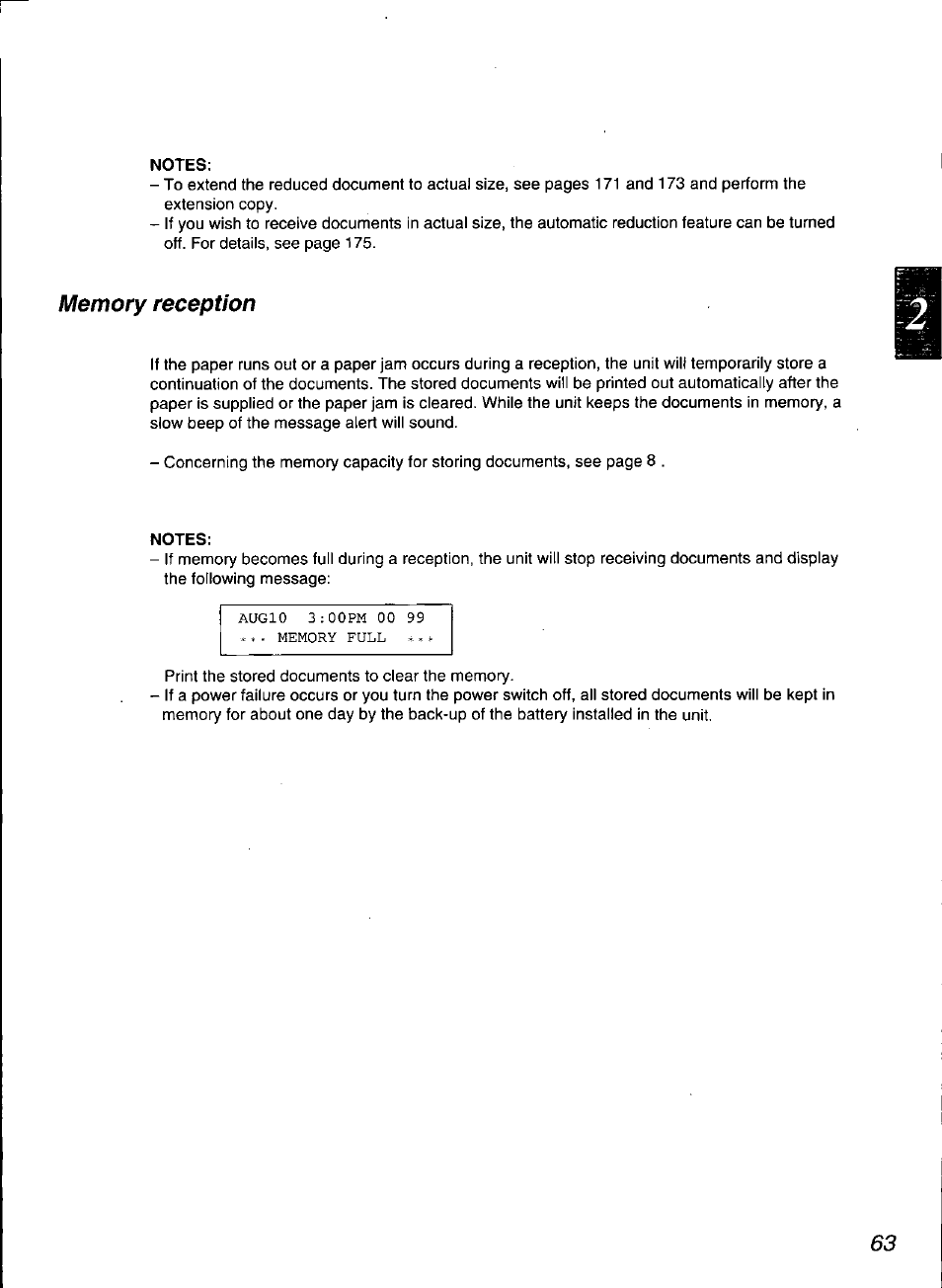 Panasonic KX-F3100 User Manual | Page 65 / 248