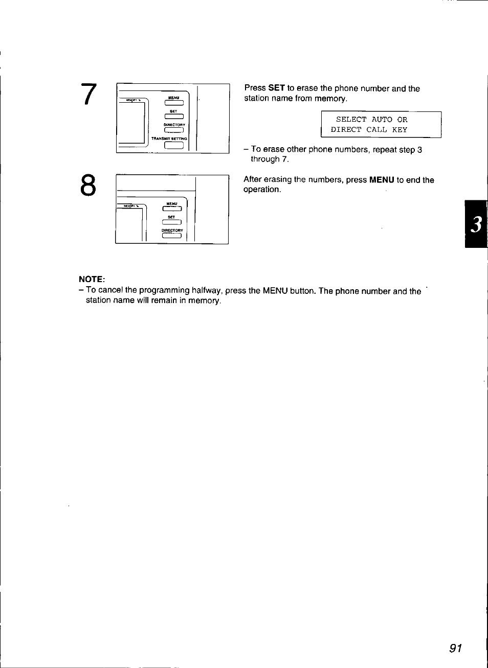 Panasonic KX-F3100 User Manual | Page 93 / 248