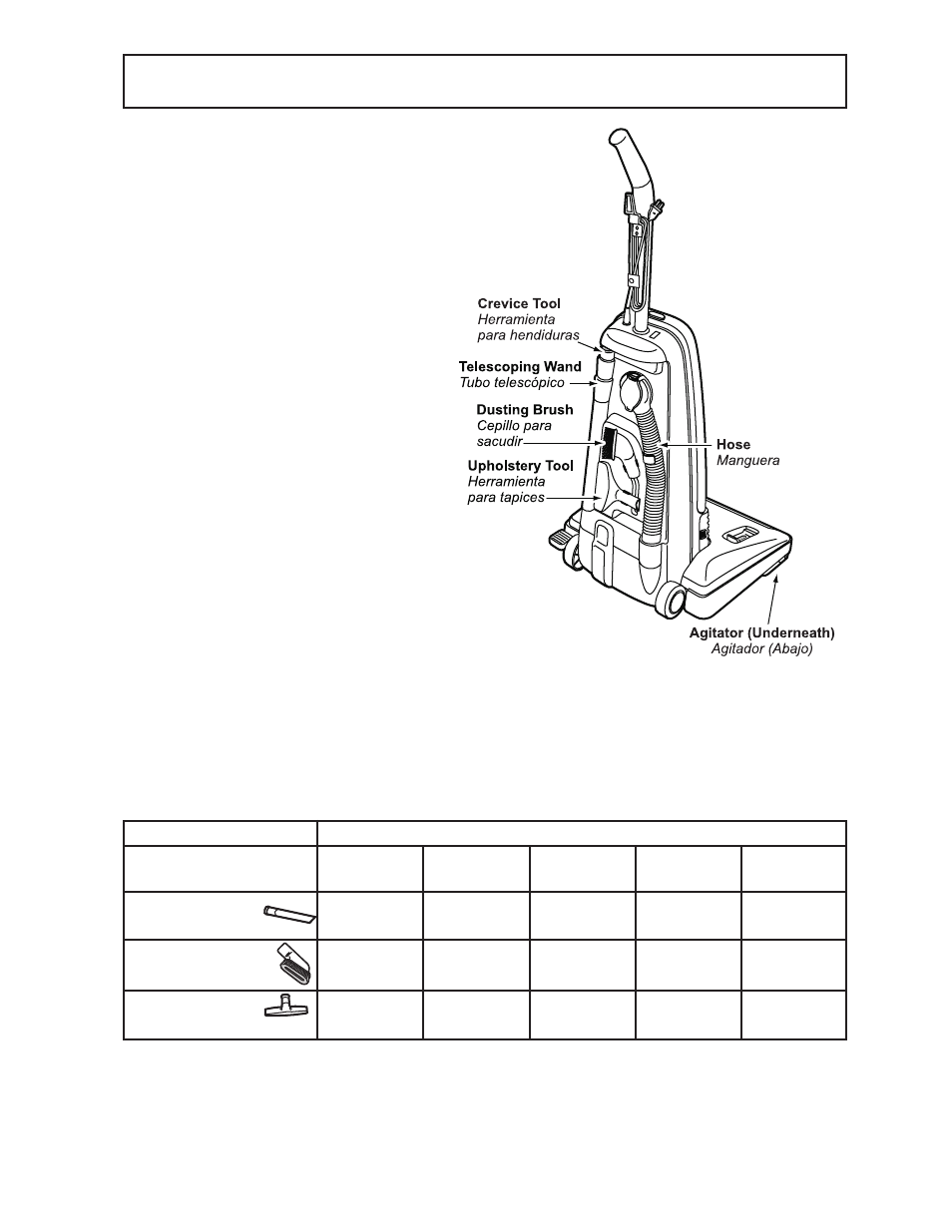 Using tools / uso de herramientas | Panasonic MC-V400 User Manual | Page 15 / 28
