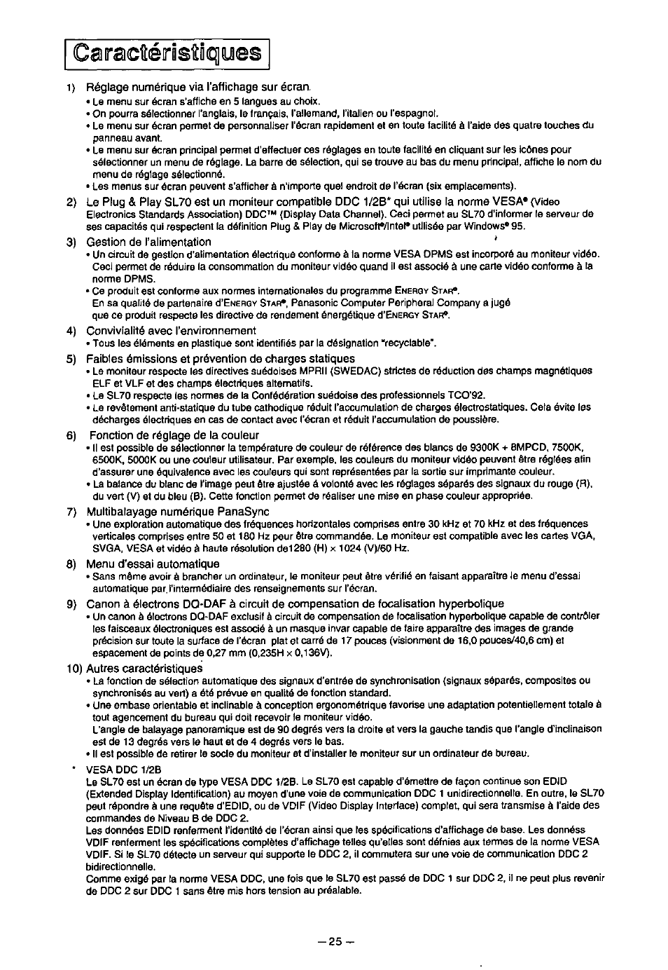 Panasonic SL70 User Manual | Page 30 / 70