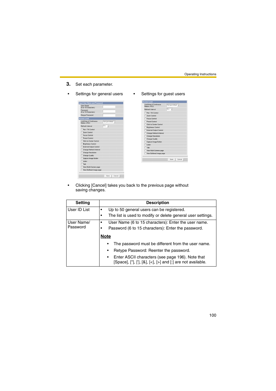 Panasonic BB-HCM381 User Manual | Page 100 / 204