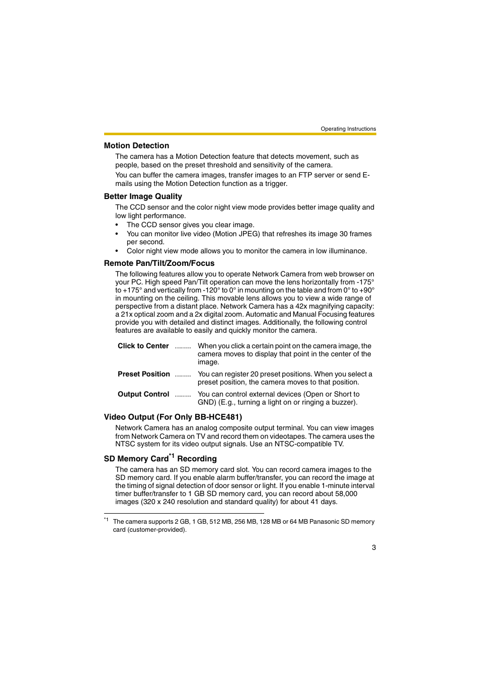 Panasonic BB-HCM381 User Manual | Page 3 / 204