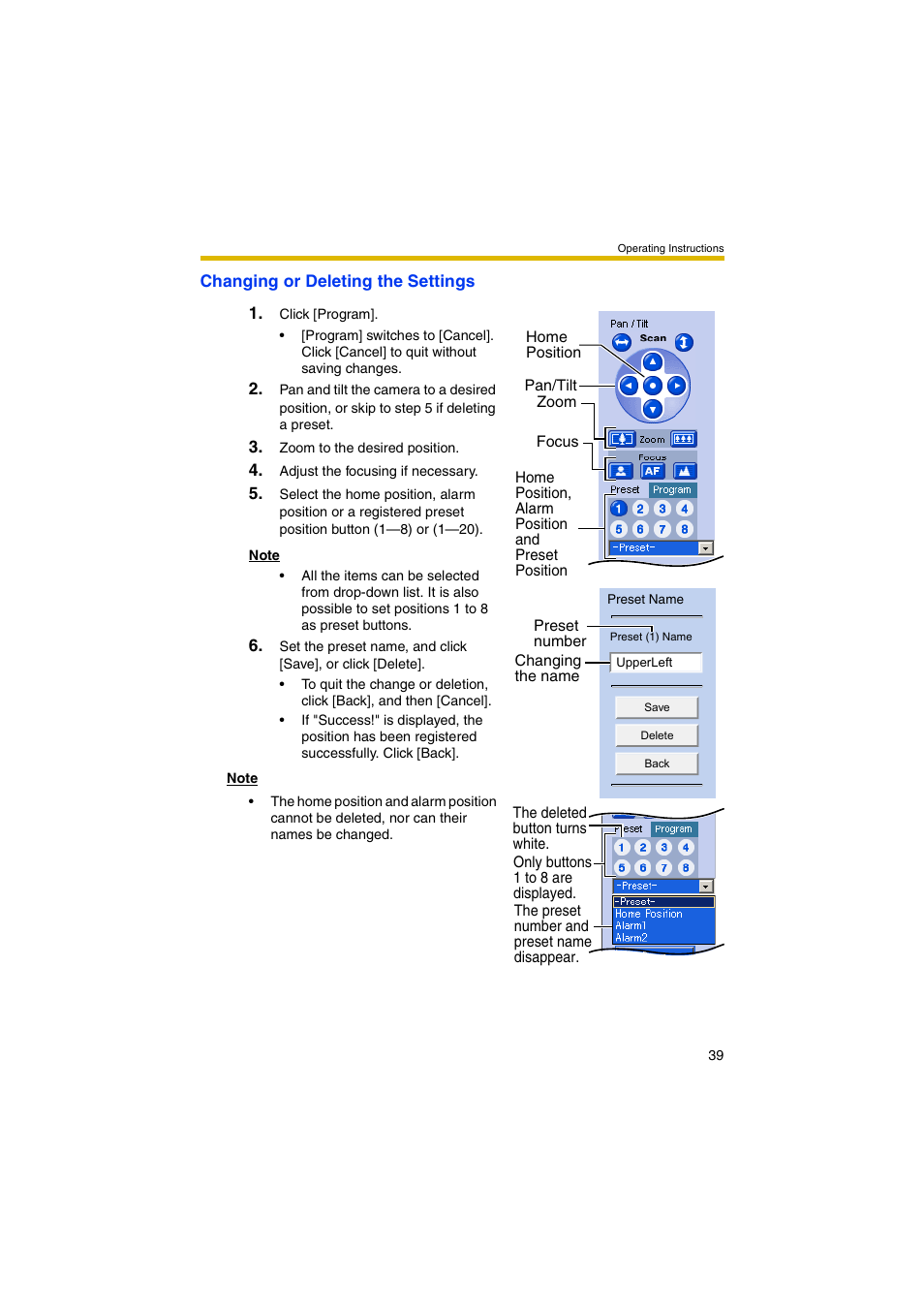 Panasonic BB-HCM381 User Manual | Page 39 / 204