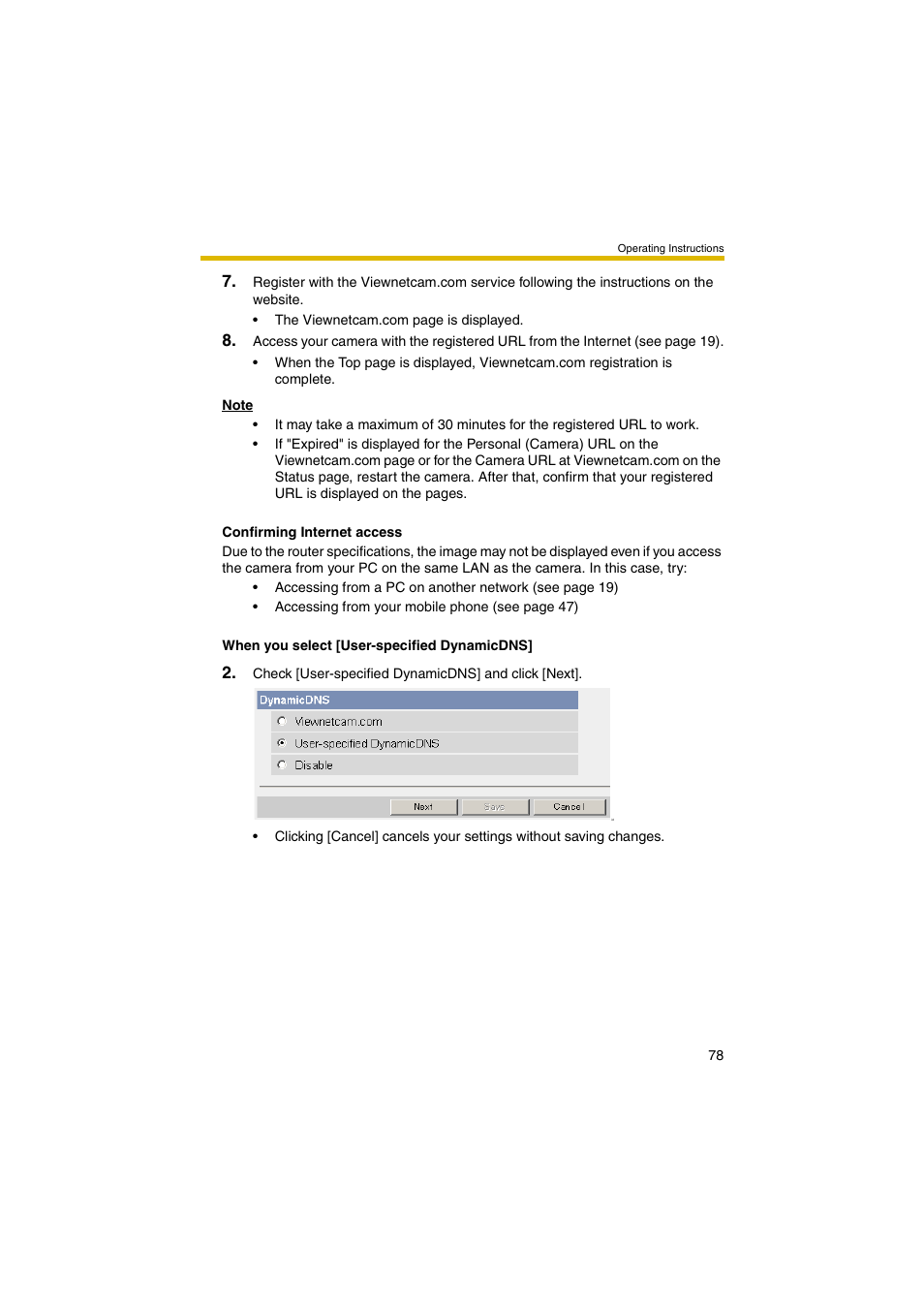 Panasonic BB-HCM381 User Manual | Page 78 / 204