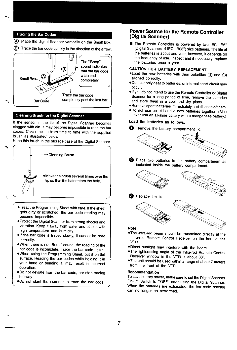 Panasonic NV-G45 Series User Manual | Page 7 / 32