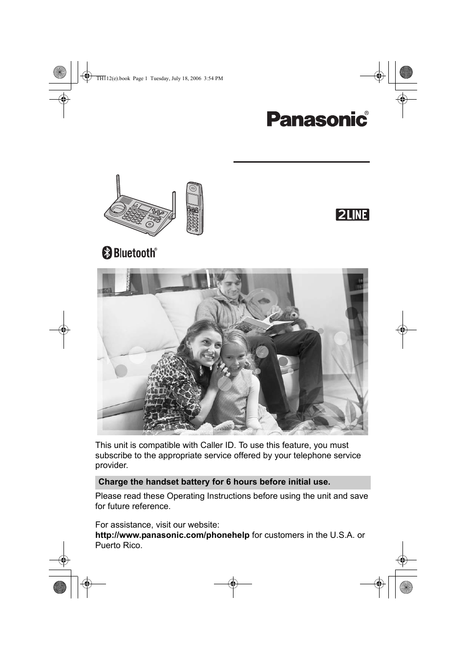 Panasonic KX-TH112 User Manual | 92 pages