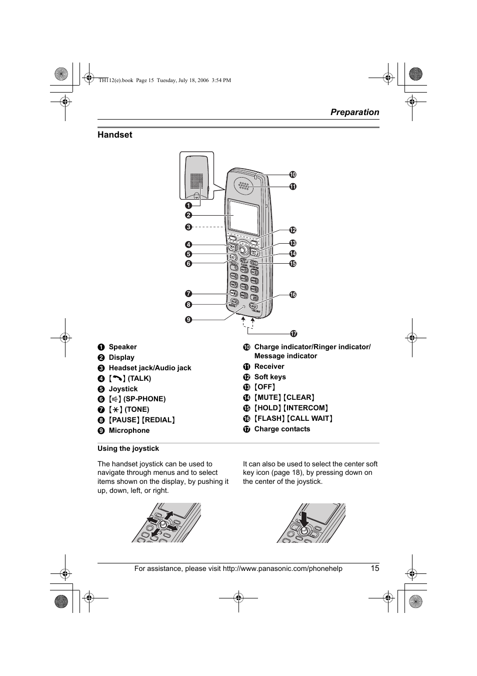 Panasonic KX-TH112 User Manual | Page 15 / 92