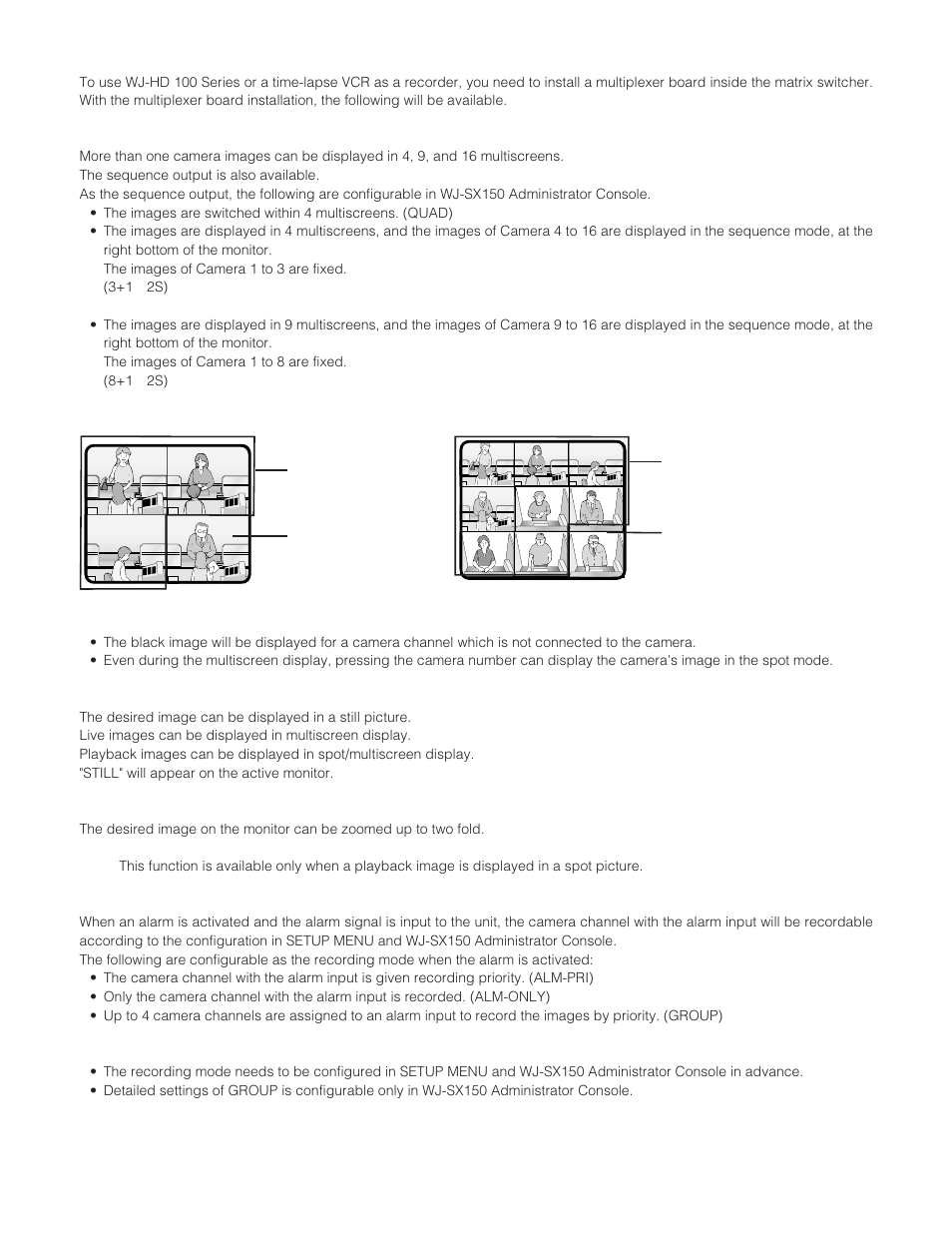 Panasonic WJ-SX 150 User Manual | Page 19 / 148