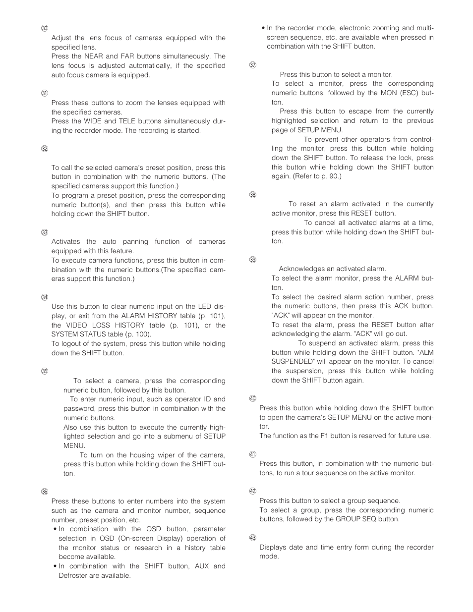Panasonic WJ-SX 150 User Manual | Page 26 / 148