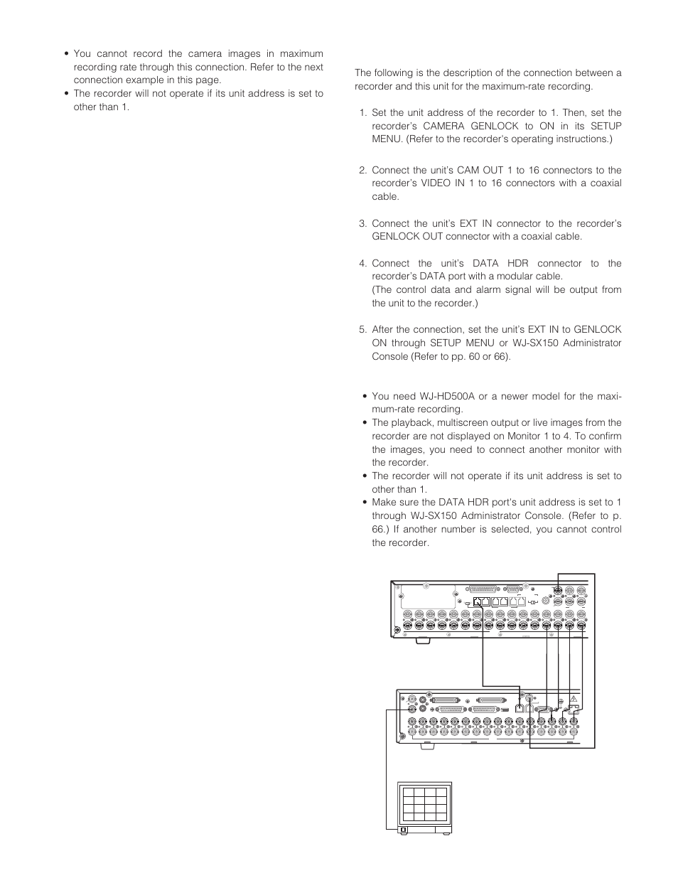 Panasonic WJ-SX 150 User Manual | Page 41 / 148