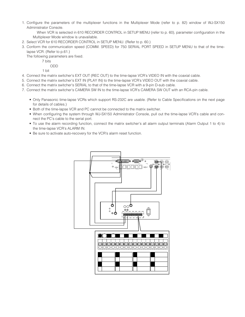 Panasonic WJ-SX 150 User Manual | Page 44 / 148