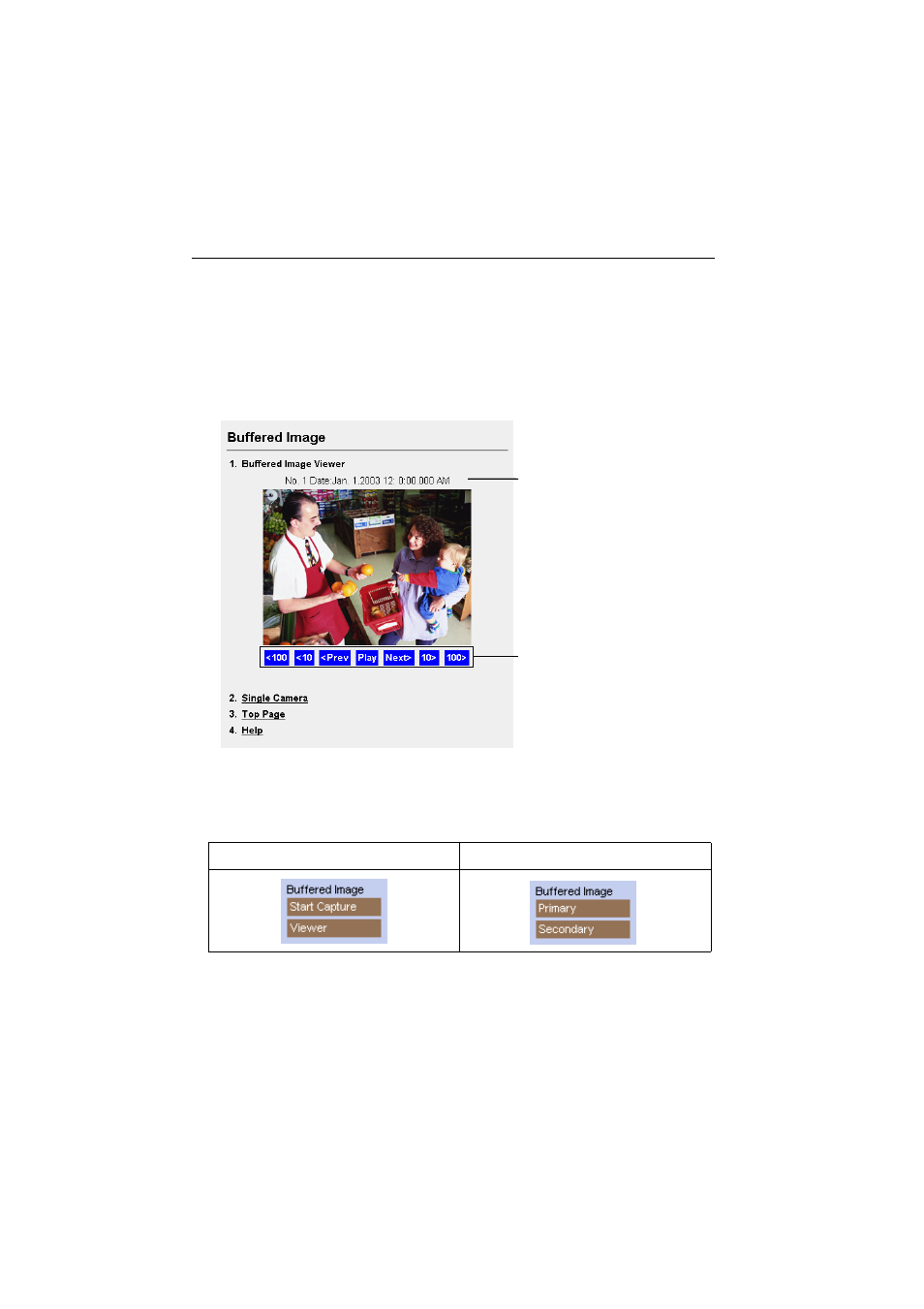 2viewing buffered image screen, 2 viewing buffered image screen | Panasonic KX-HCM8 User Manual | Page 42 / 118