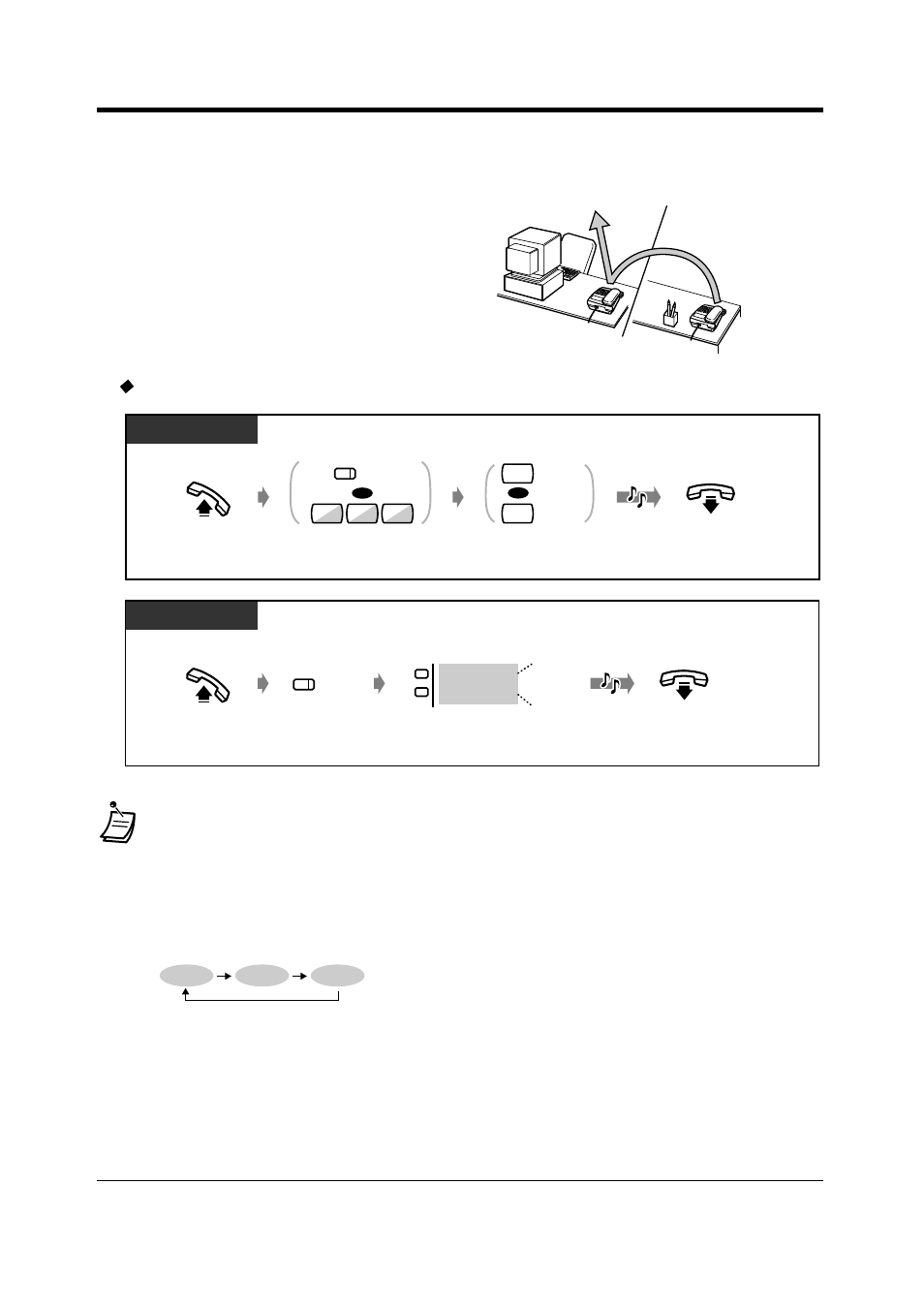 2refusing incoming calls (do not disturb [dnd]), 2 refusing incoming calls (do not disturb [dnd]), 112 user manual | Panasonic KX-T7565 User Manual | Page 112 / 296
