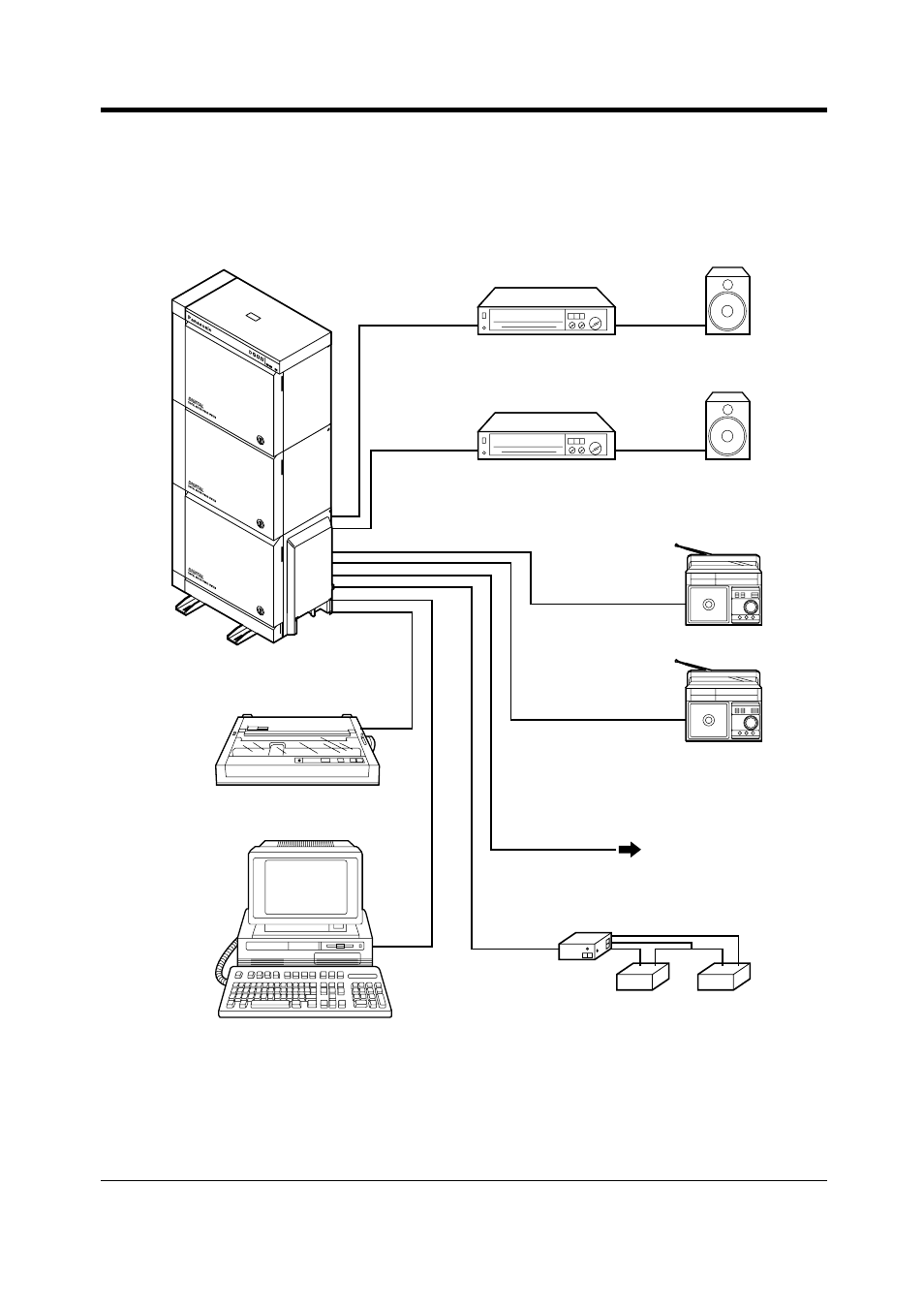 2connection example, Connection example, 2 connection example | User manual 13 | Panasonic KX-T7565 User Manual | Page 13 / 296