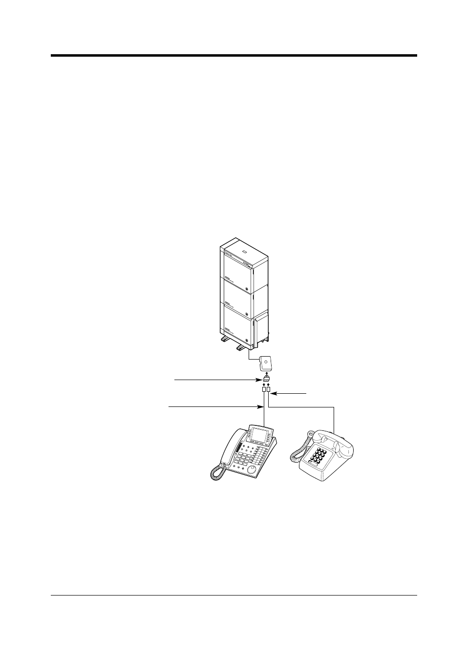 3adding another telephone in parallel, Adding another telephone in parallel, 3 adding another telephone in parallel | Panasonic KX-T7565 User Manual | Page 15 / 296