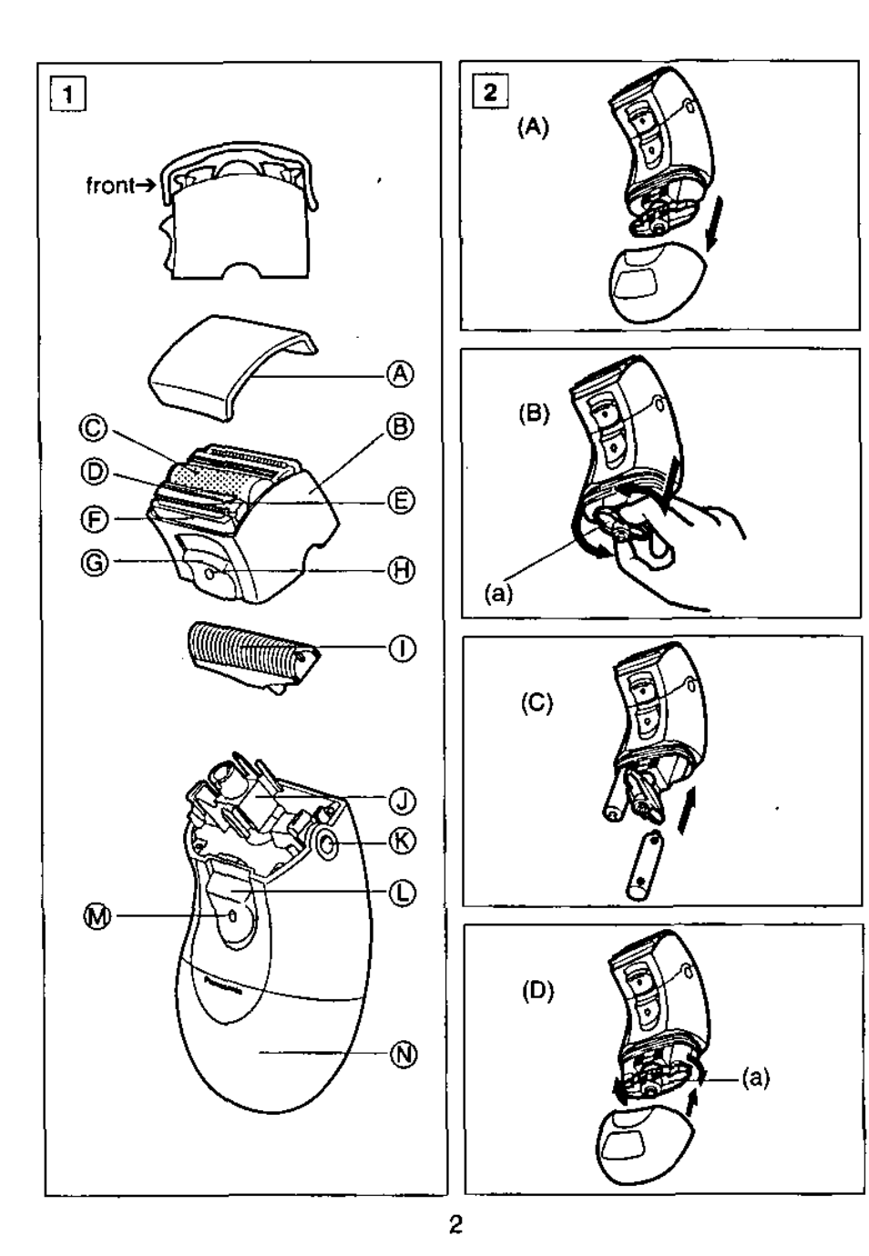 Panasonic ES207 User Manual | Page 2 / 12