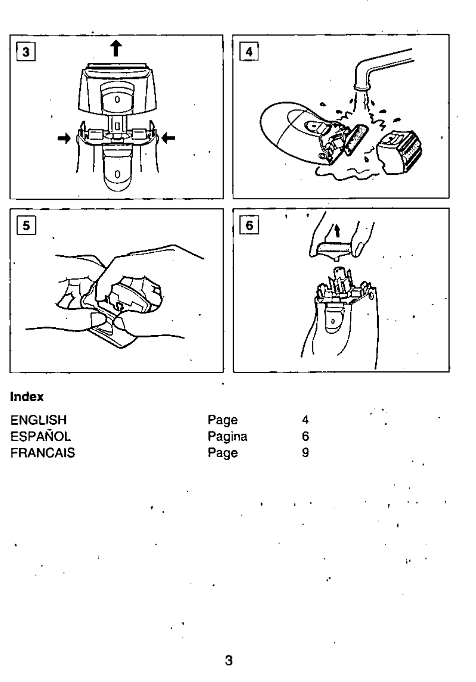 Panasonic ES207 User Manual | Page 3 / 12