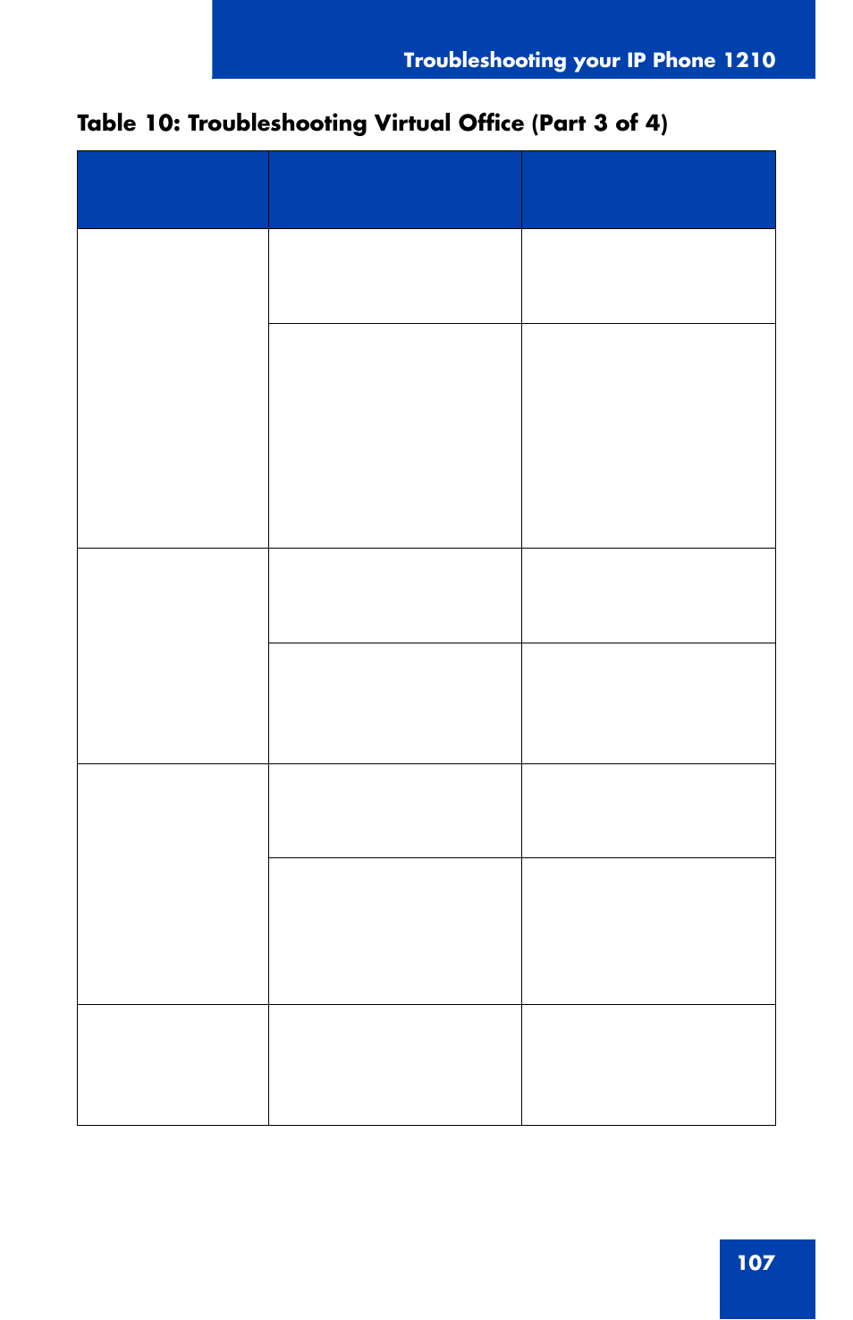 Panasonic 1210 User Manual | Page 107 / 120