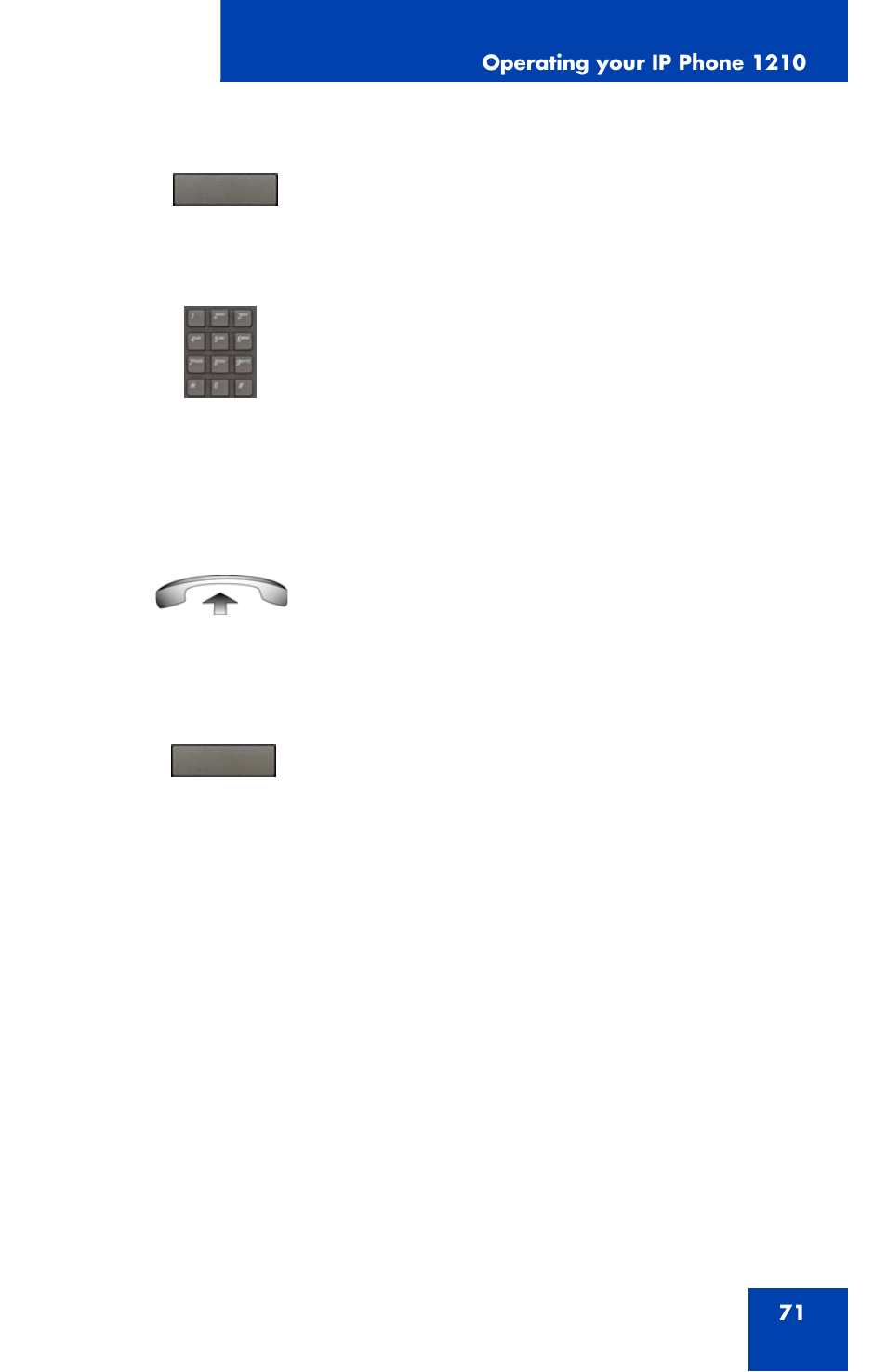 Panasonic 1210 User Manual | Page 71 / 120