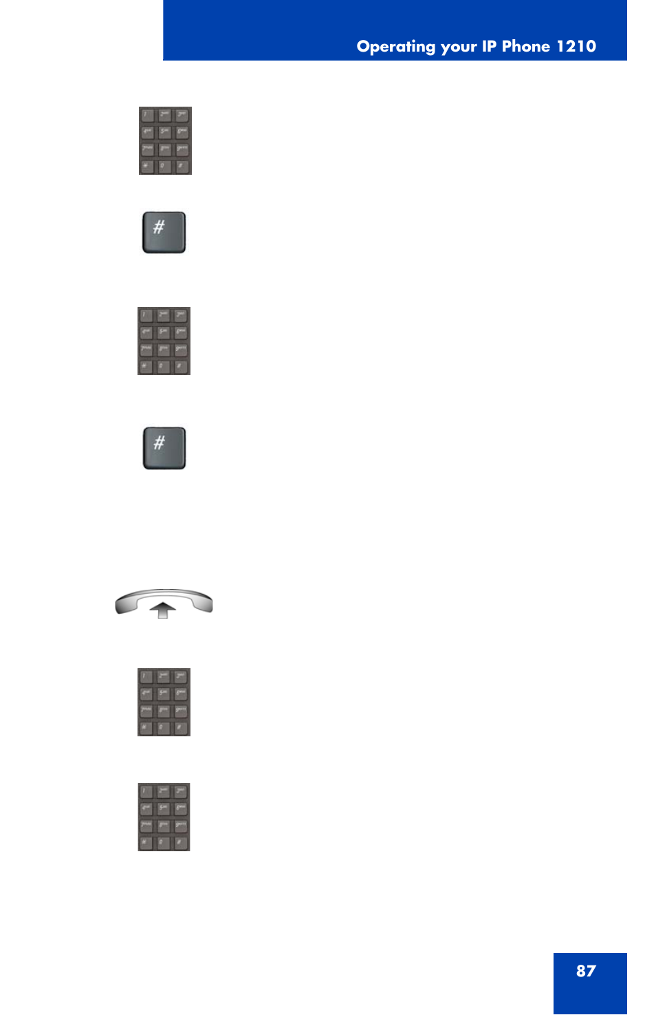 Panasonic 1210 User Manual | Page 87 / 120