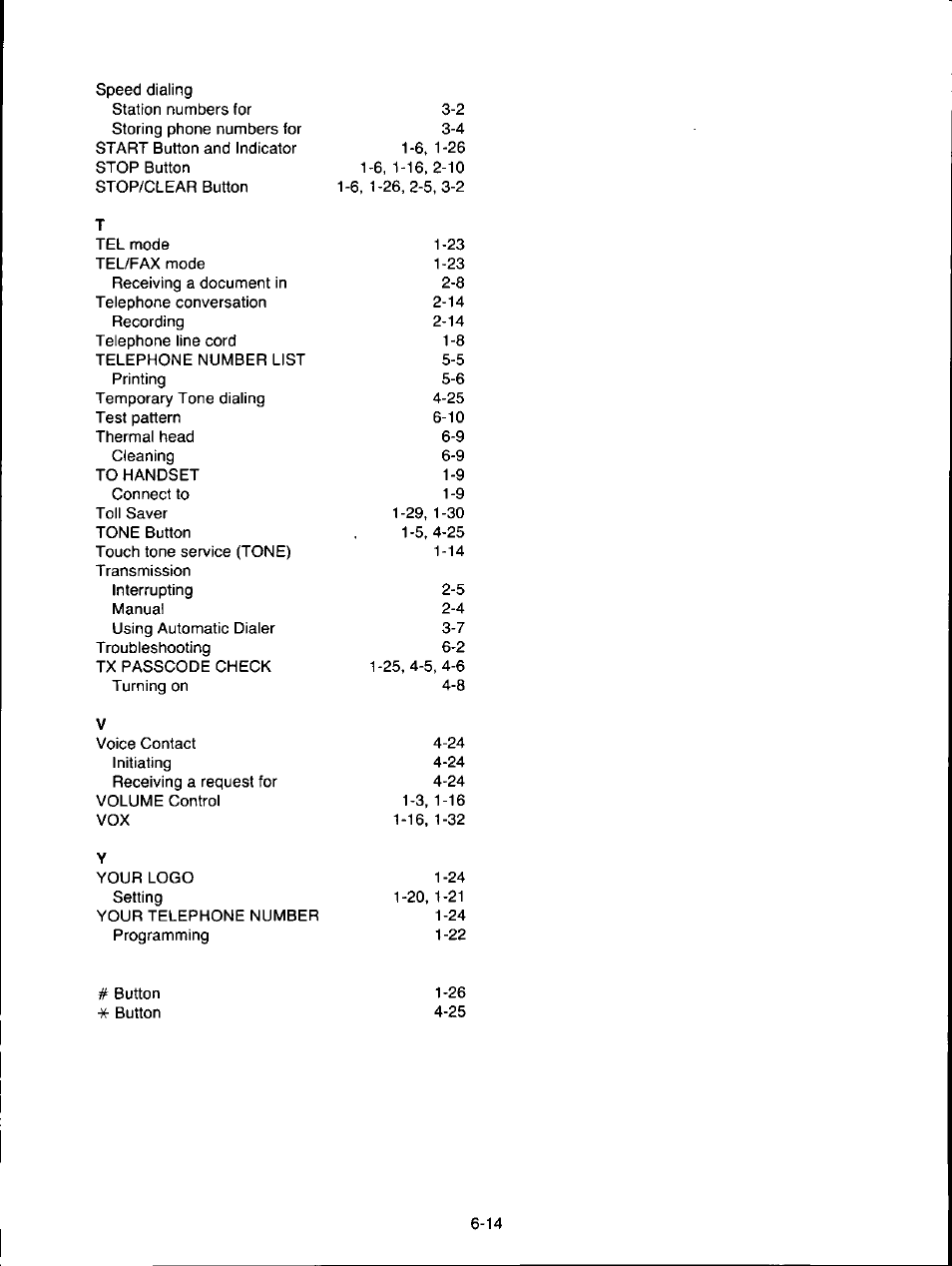 Panasonic KX-F160 User Manual | Page 118 / 124