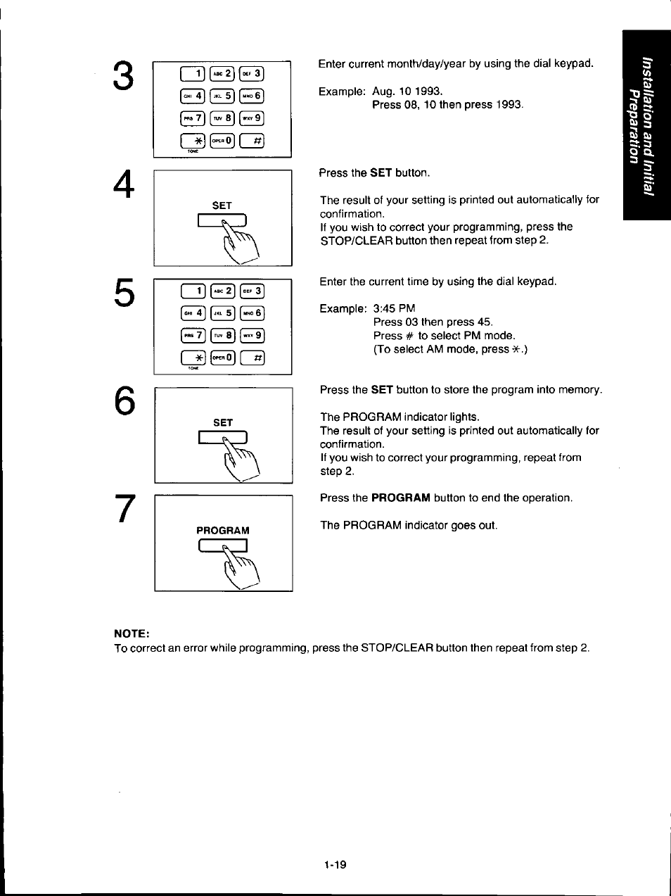 Note | Panasonic KX-F160 User Manual | Page 27 / 124