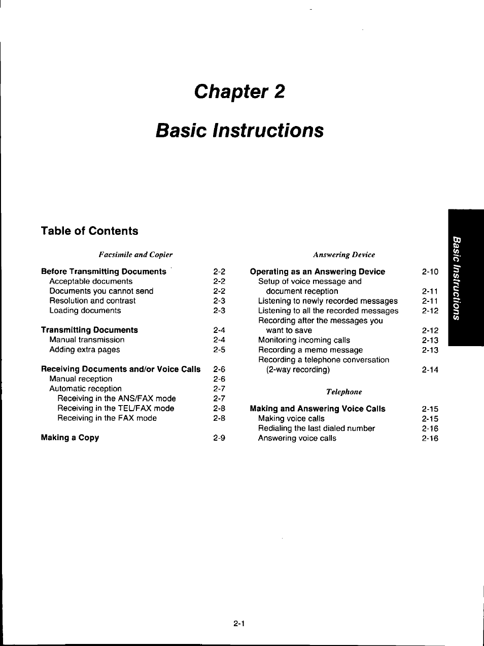 Panasonic KX-F160 User Manual | Page 43 / 124