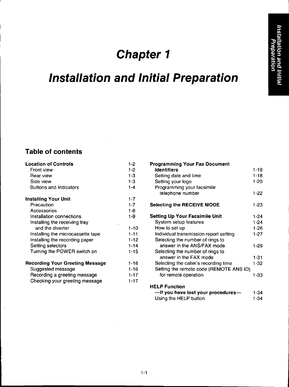 Panasonic KX-F160 User Manual | Page 9 / 124