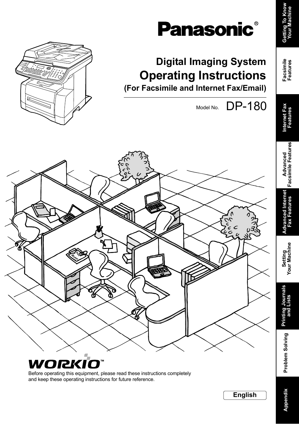 Panasonic DP-180 User Manual | 194 pages
