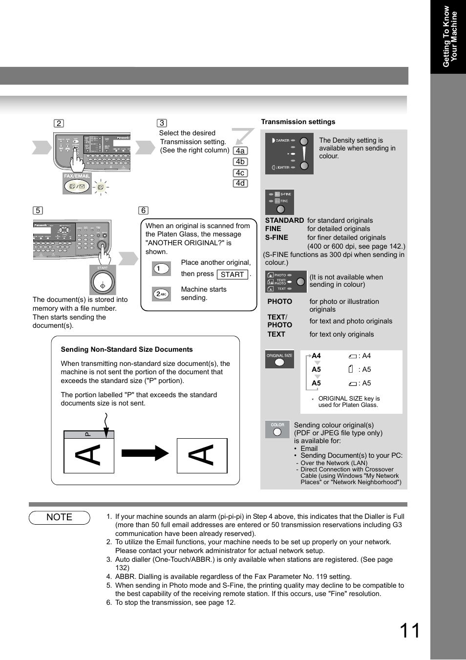 Panasonic DP-180 User Manual | Page 11 / 194