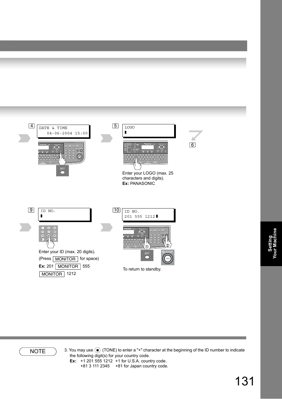 Panasonic DP-180 User Manual | Page 131 / 194
