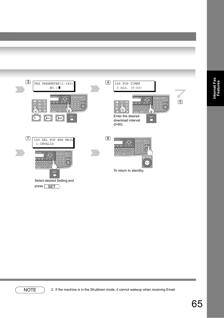 Panasonic DP-180 User Manual | Page 65 / 194