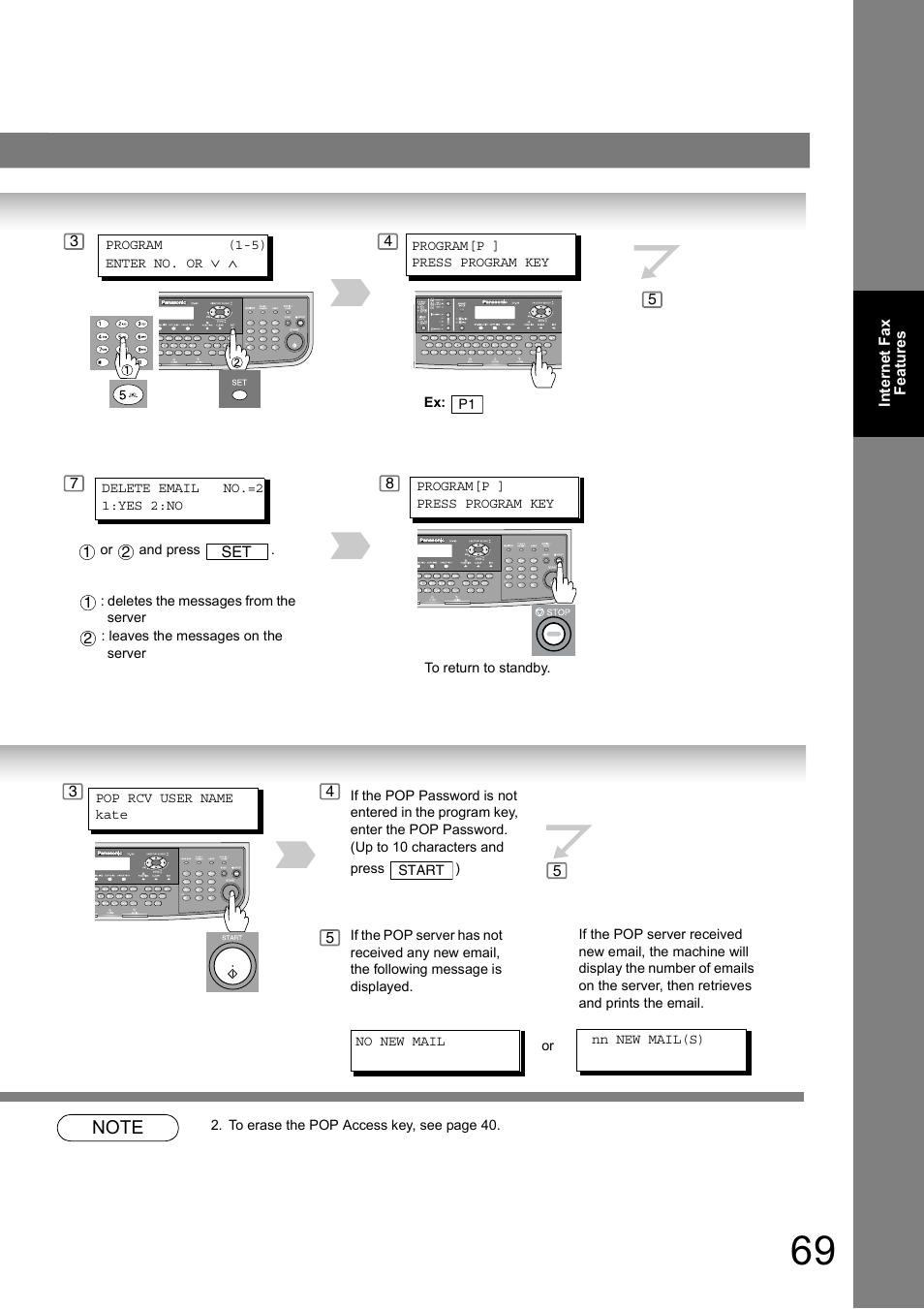 Panasonic DP-180 User Manual | Page 69 / 194