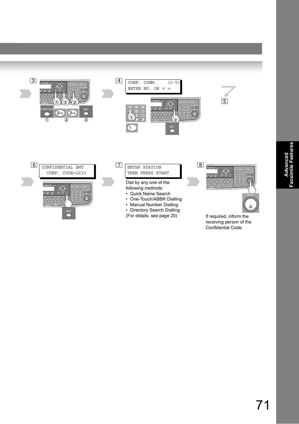 Panasonic DP-180 User Manual | Page 71 / 194