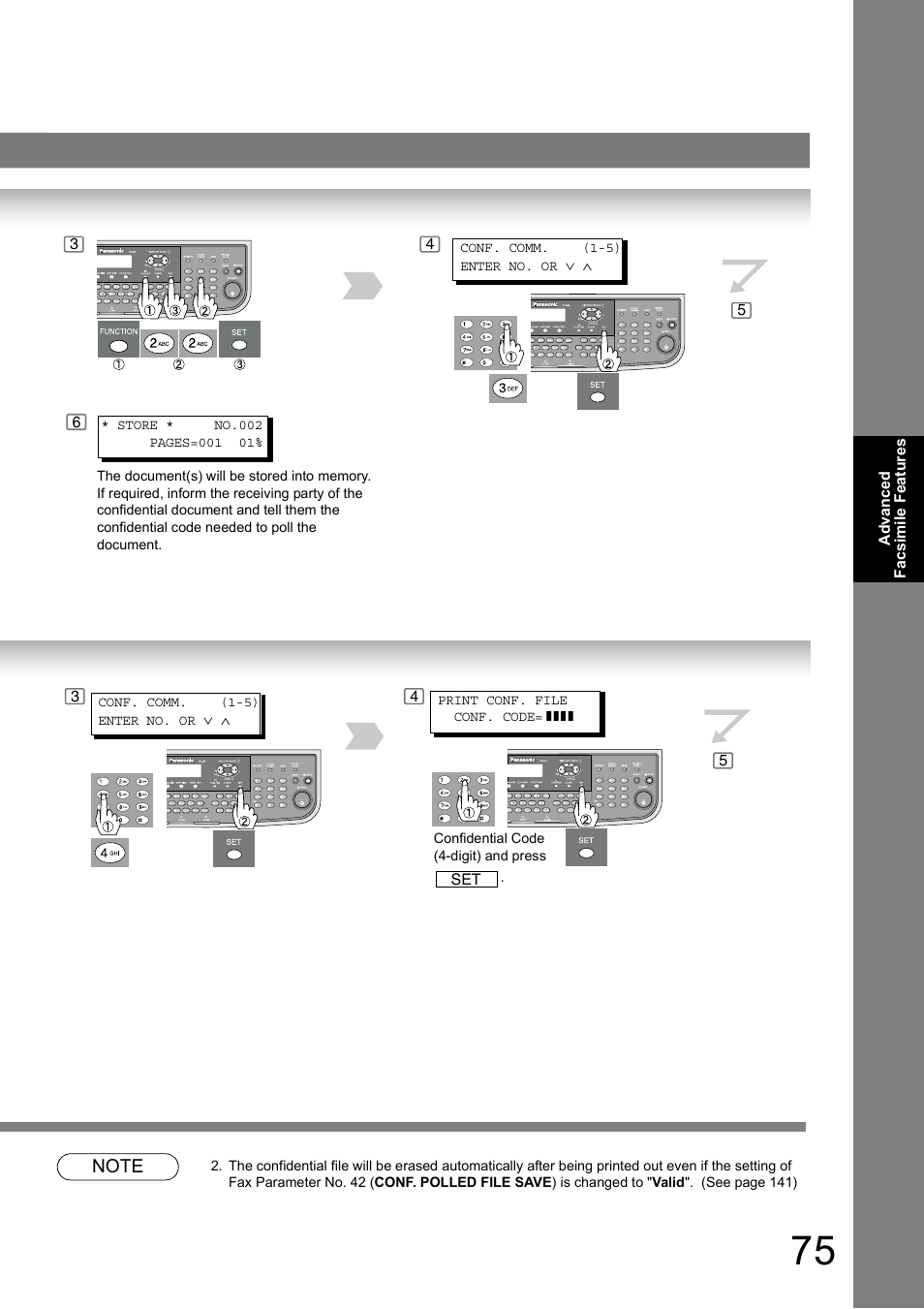 Panasonic DP-180 User Manual | Page 75 / 194