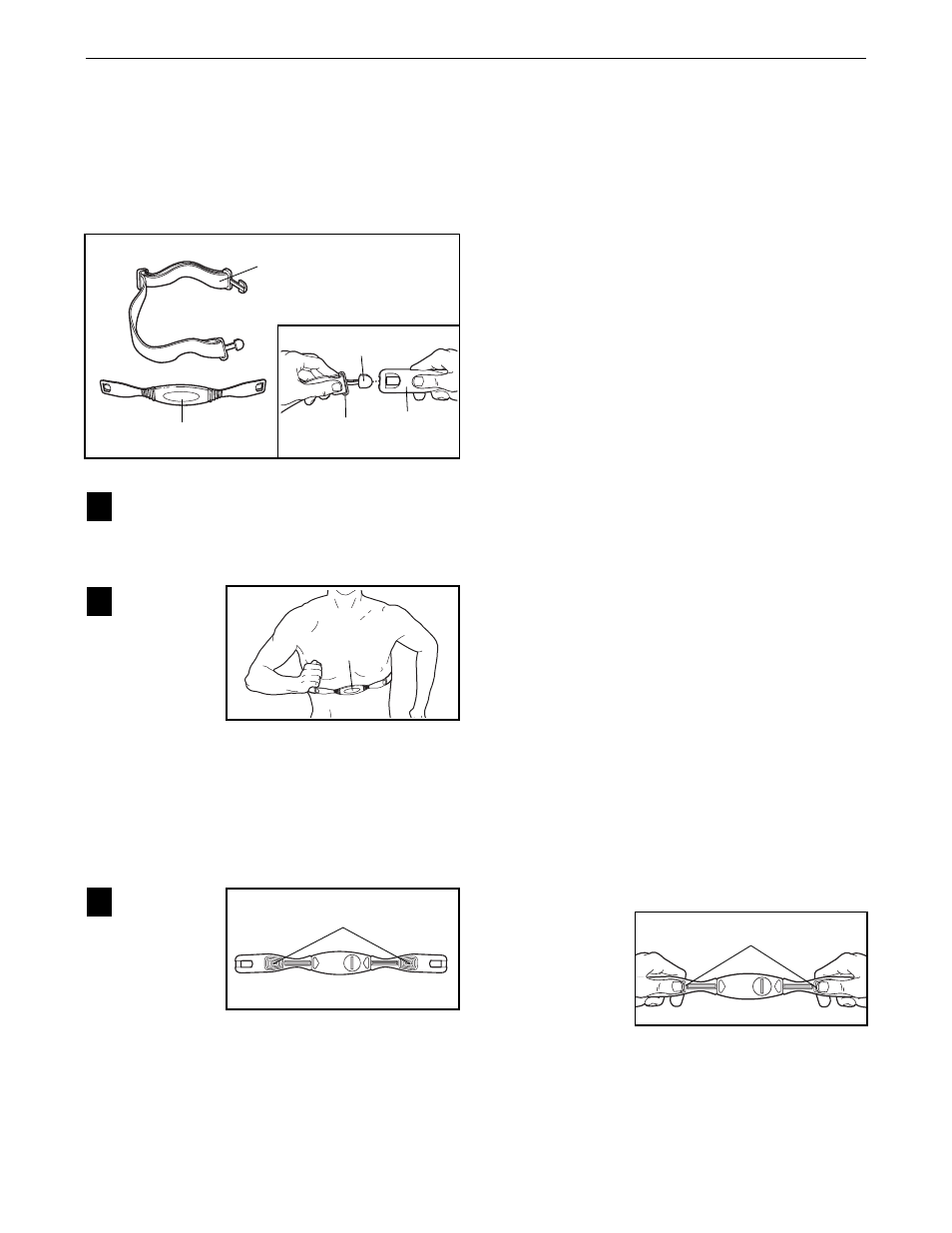 How to use the chest pulse sensor | Panasonic SL 800 User Manual | Page 9 / 28