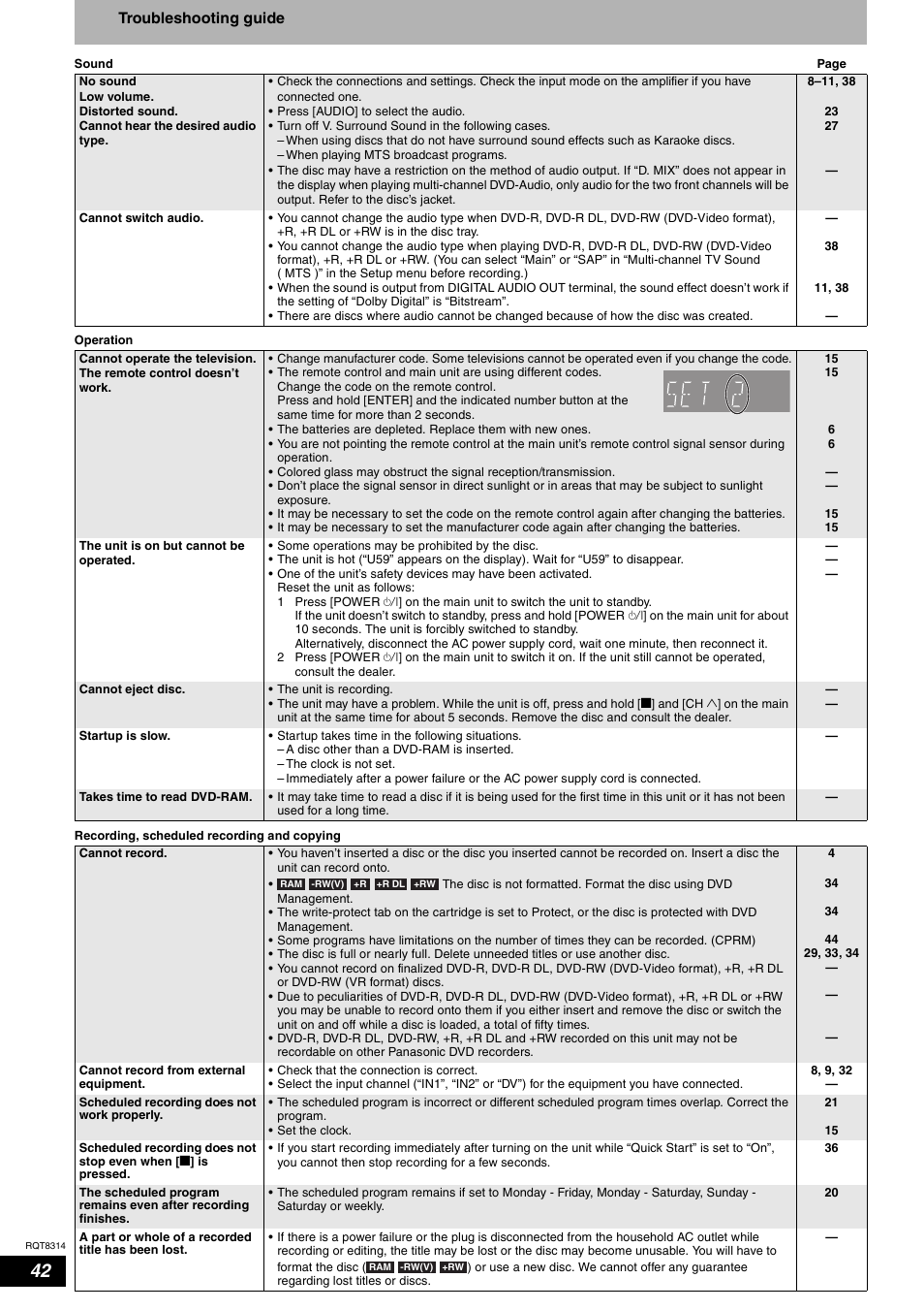 Panasonic DMR-ES15M User Manual | Page 42 / 52