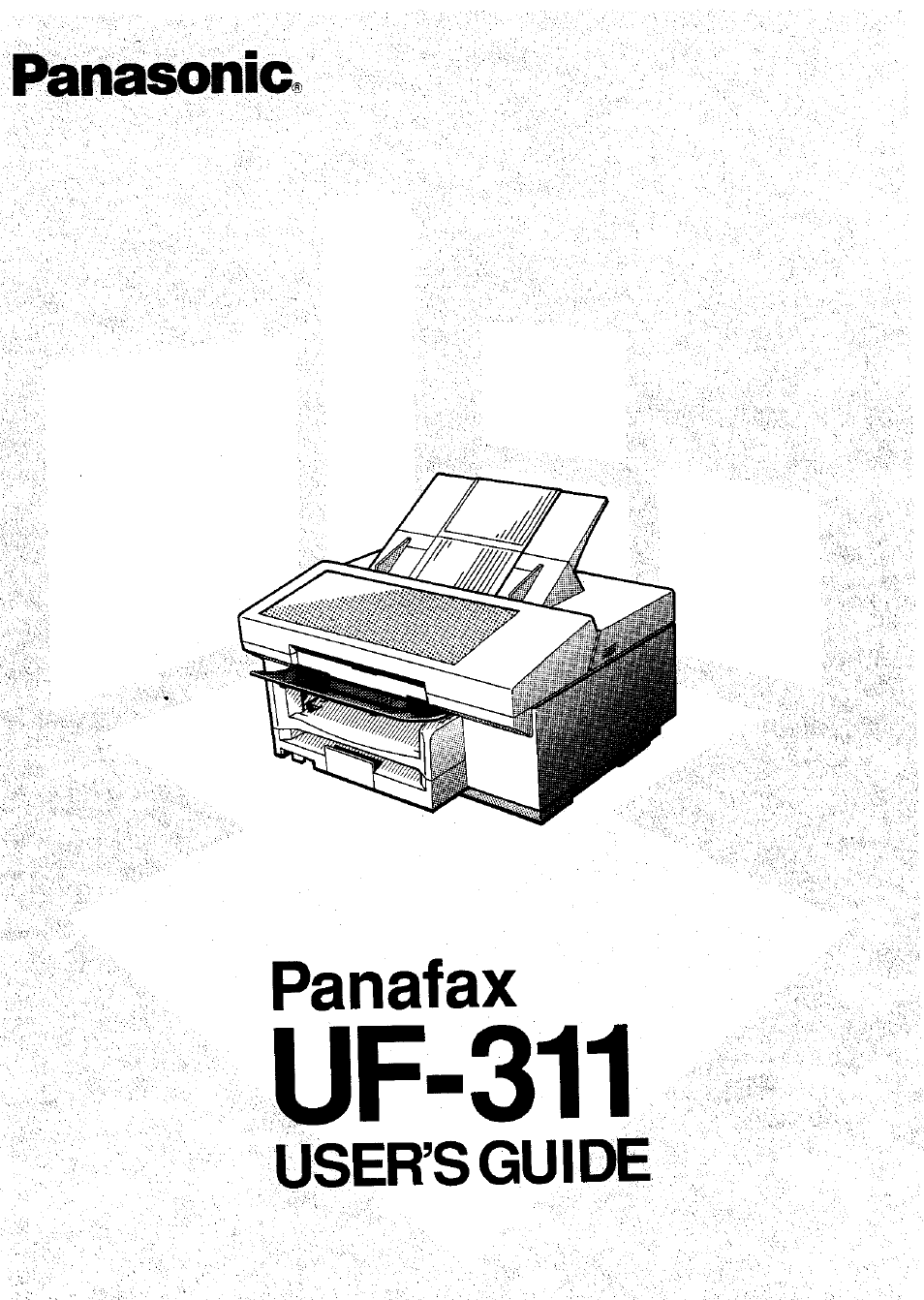 Panasonic Panafax UF-311 User Manual | 75 pages