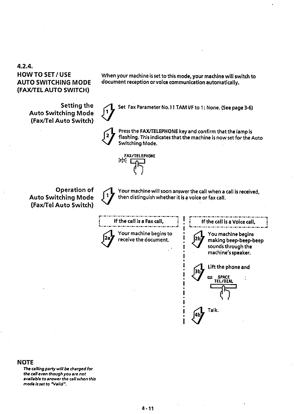 Note | Panasonic Panafax UF-311 User Manual | Page 38 / 75