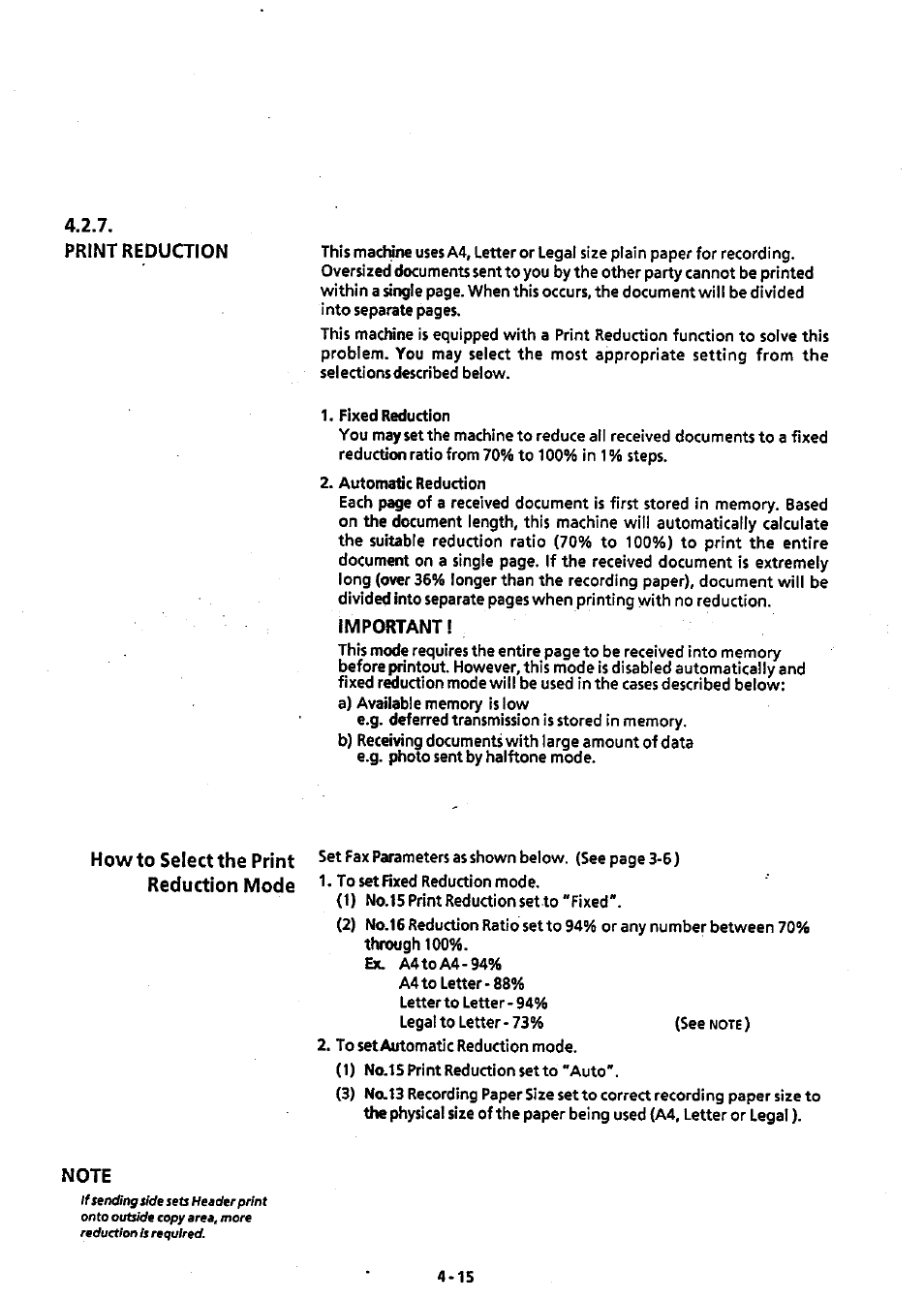 Panasonic Panafax UF-311 User Manual | Page 42 / 75