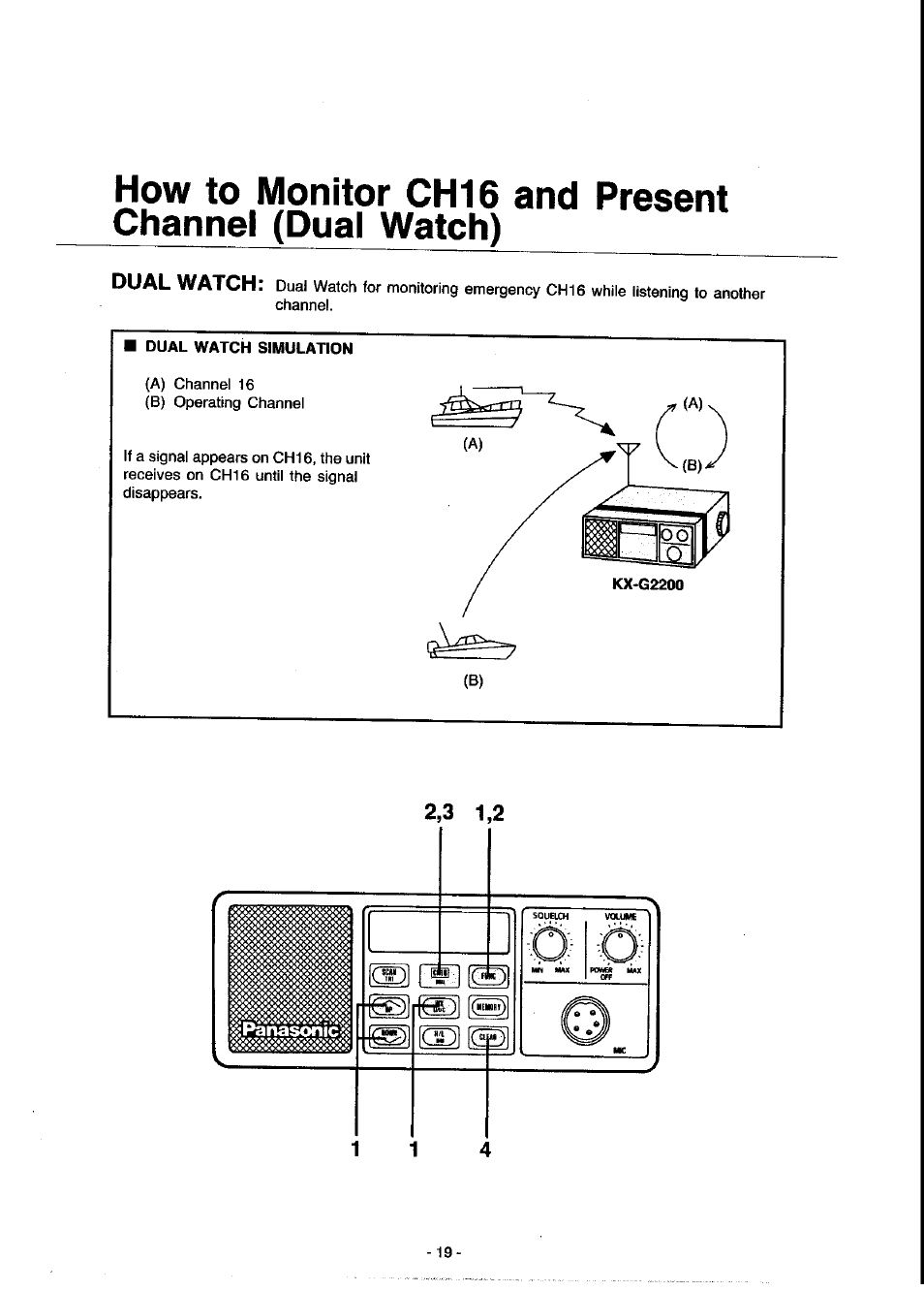 Panasonic KX-G2200A User Manual | Page 20 / 36