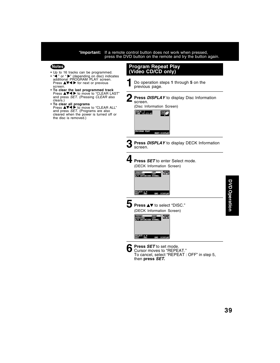 Panasonic AG-VP320 User Manual | Page 39 / 64