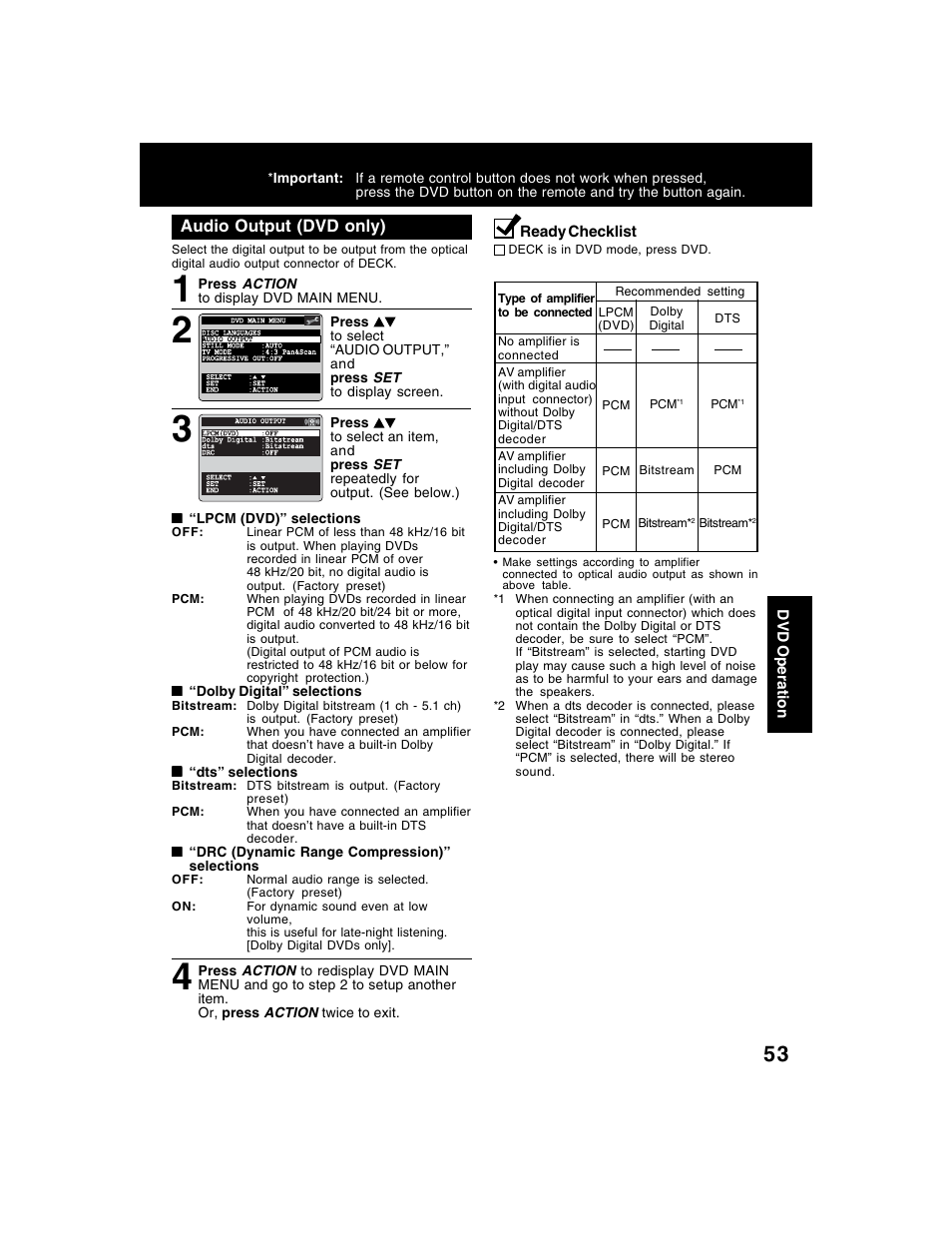 Panasonic AG-VP320 User Manual | Page 53 / 64