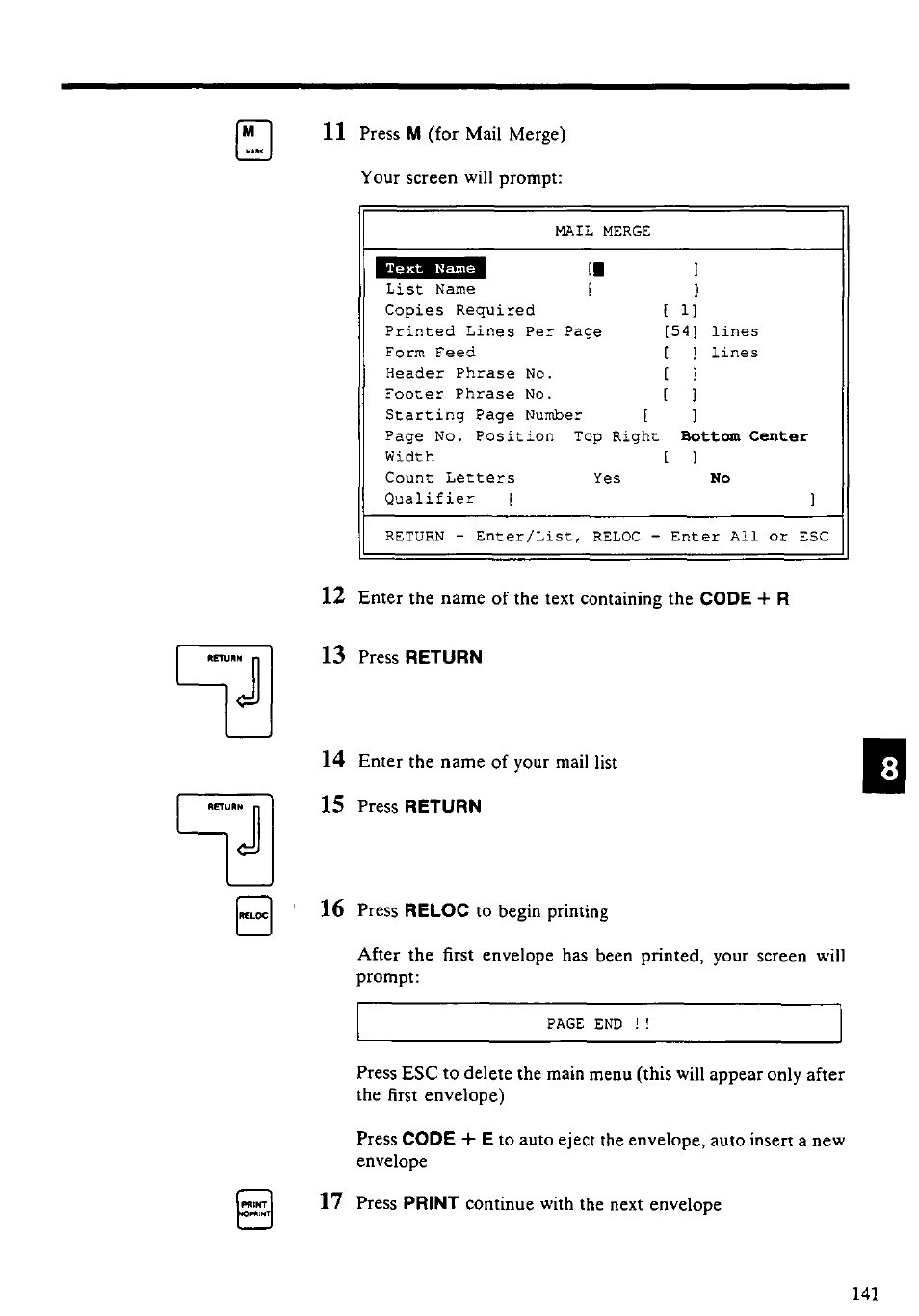 Panasonic KX-E4500 User Manual | Page 151 / 252