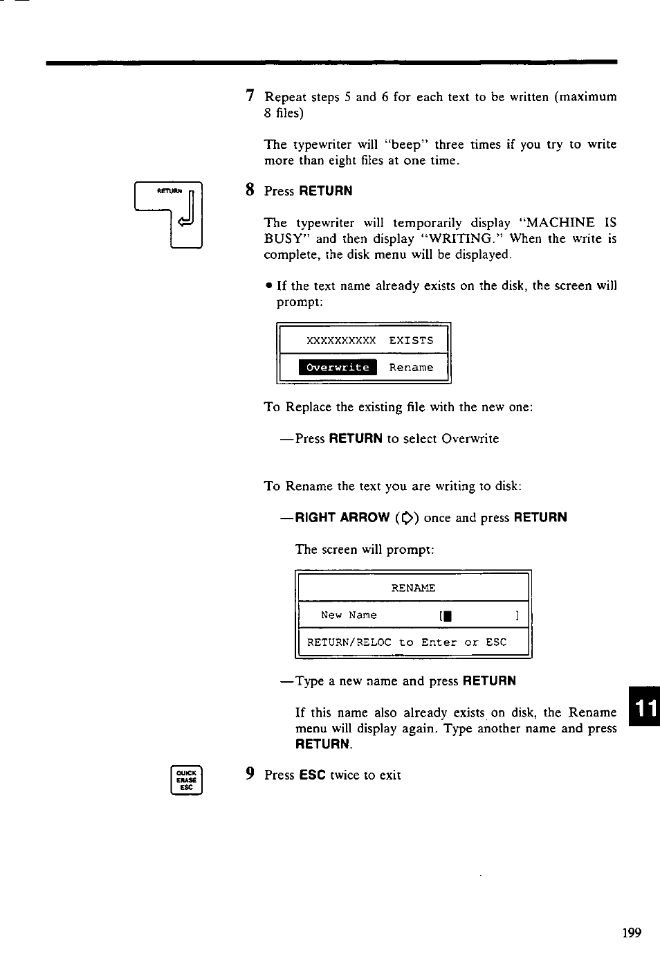 Panasonic KX-E4500 User Manual | Page 209 / 252