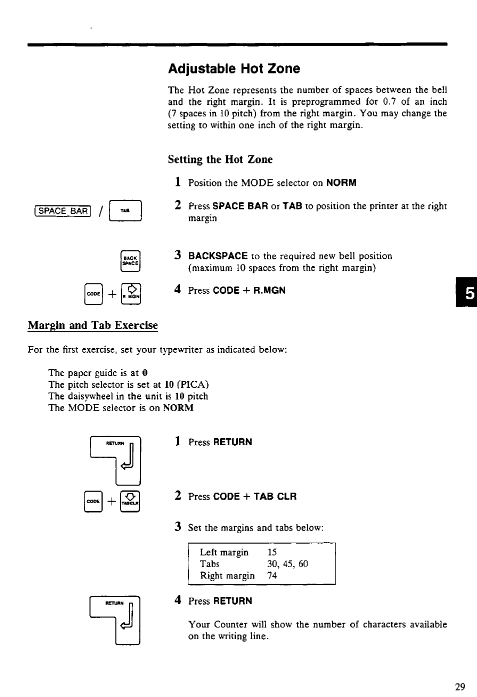 Adjustable hot zone | Panasonic KX-E4500 User Manual | Page 39 / 252