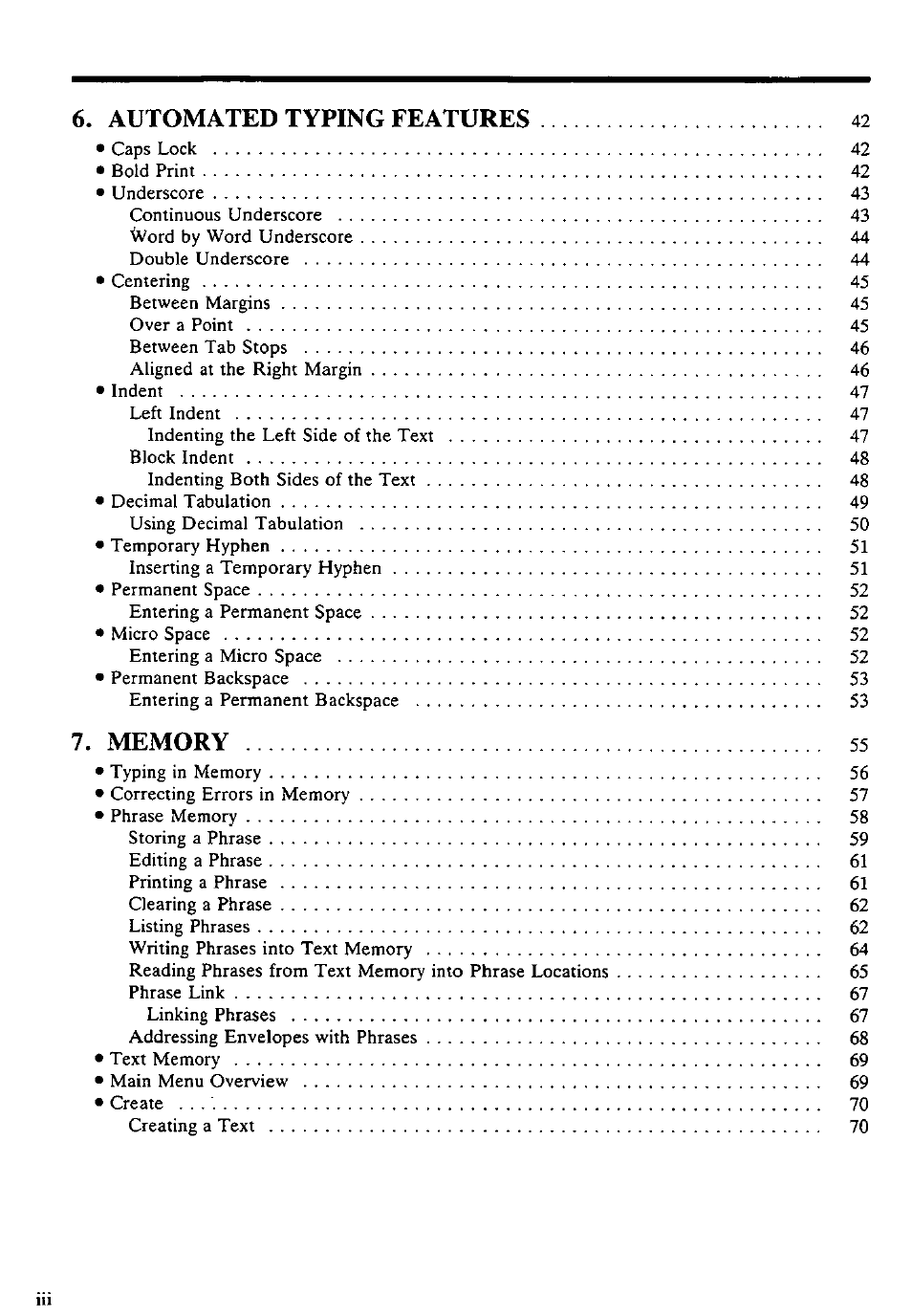 Panasonic KX-E4500 User Manual | Page 6 / 252