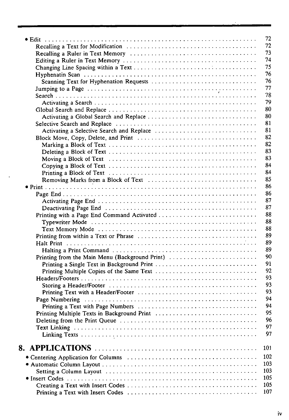 Panasonic KX-E4500 User Manual | Page 7 / 252